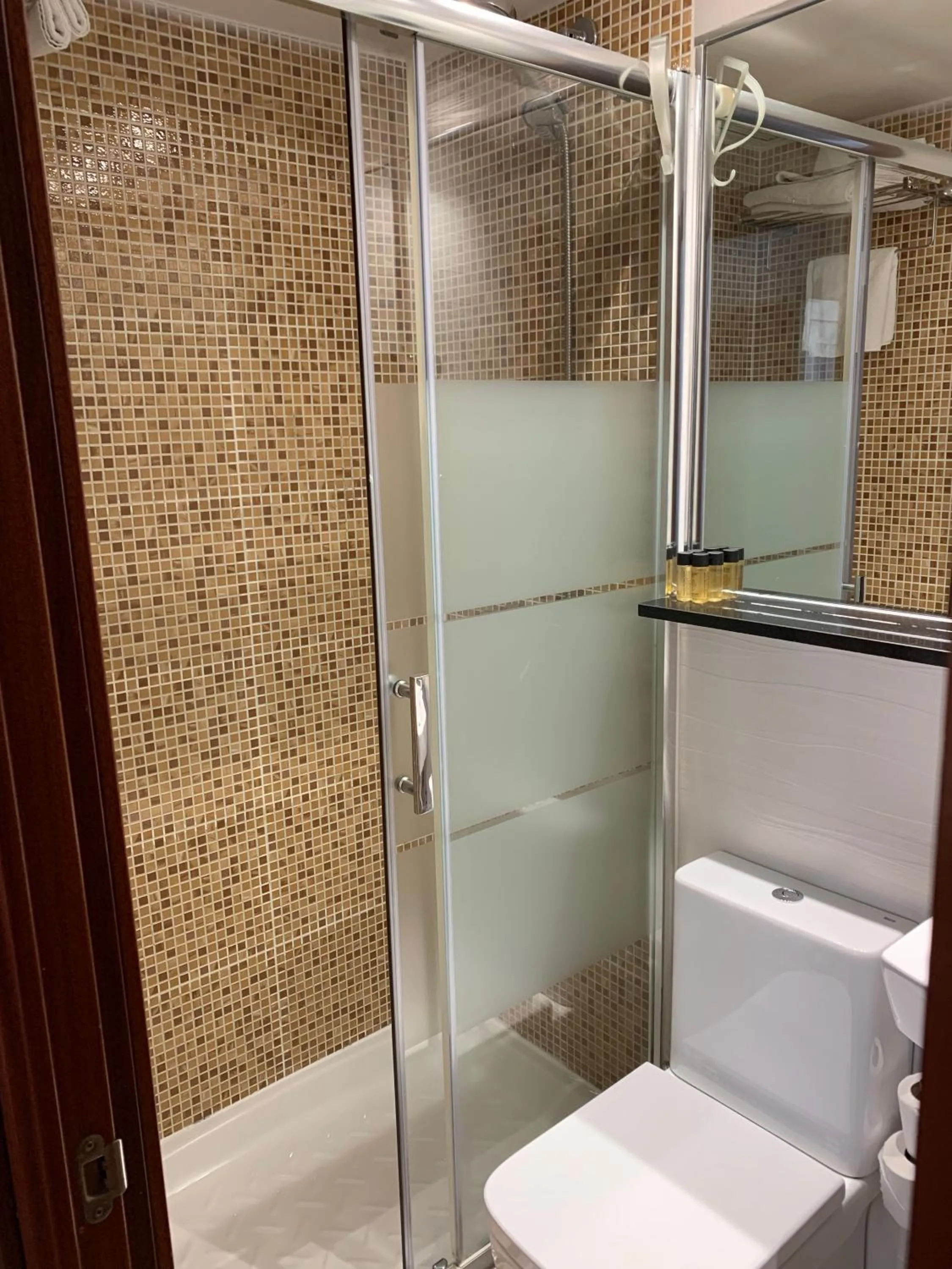 Shower in Hostal Castilla I Atocha