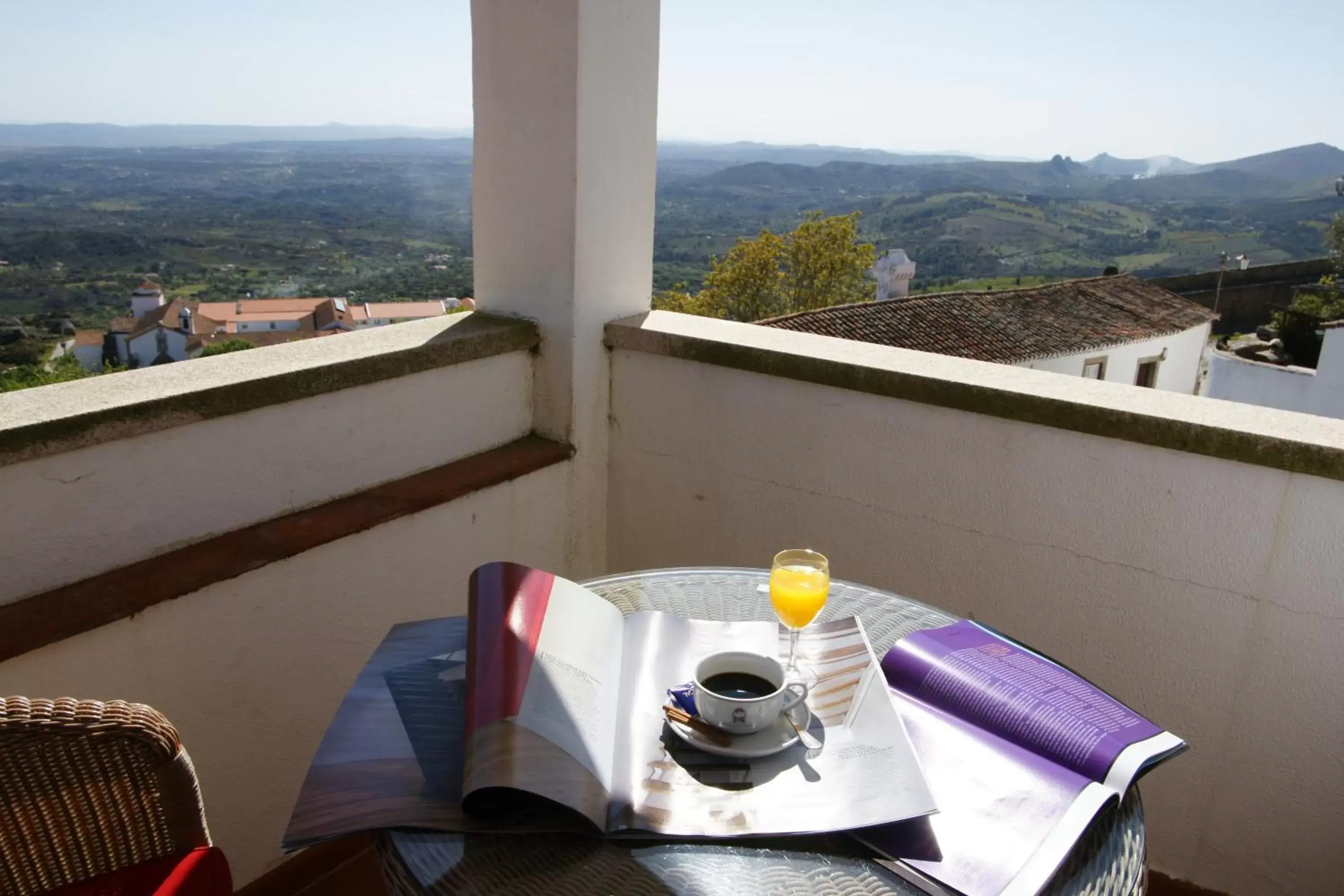 View (from property/room), Balcony/Terrace in Pousada de Marvao