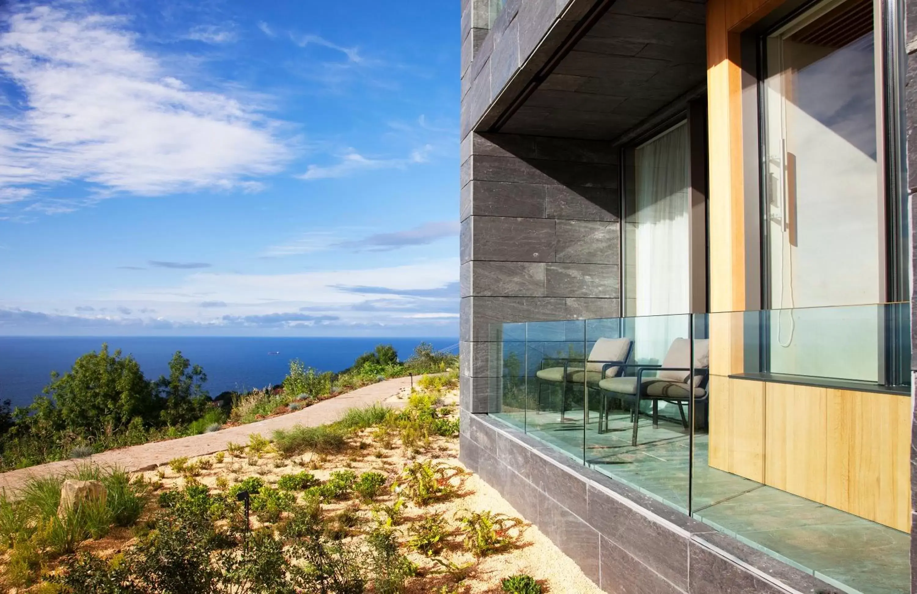 Balcony/Terrace in Akelarre - Relais & Châteaux