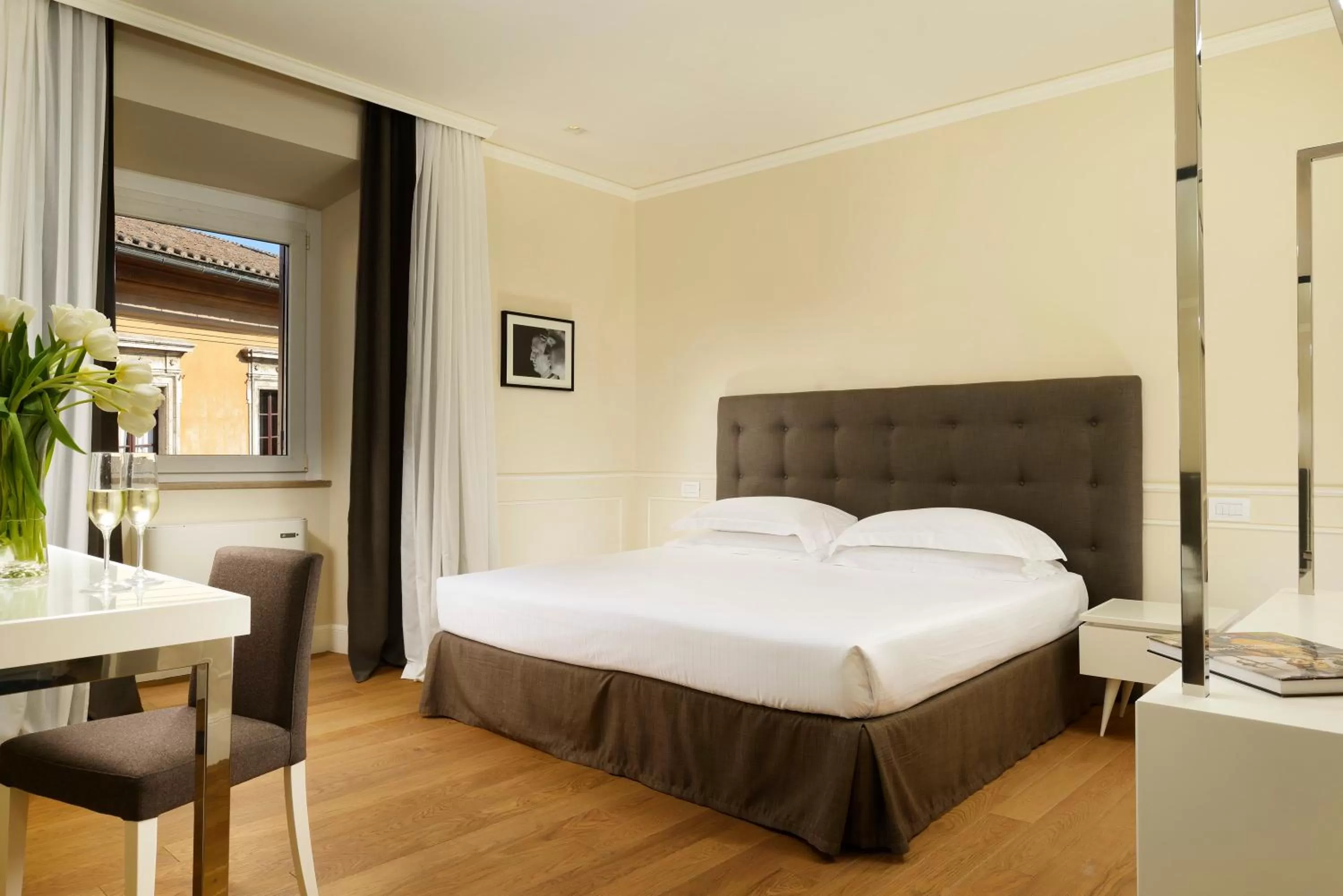 Bedroom, Bed in Locanda della Posta Boutique Hotel