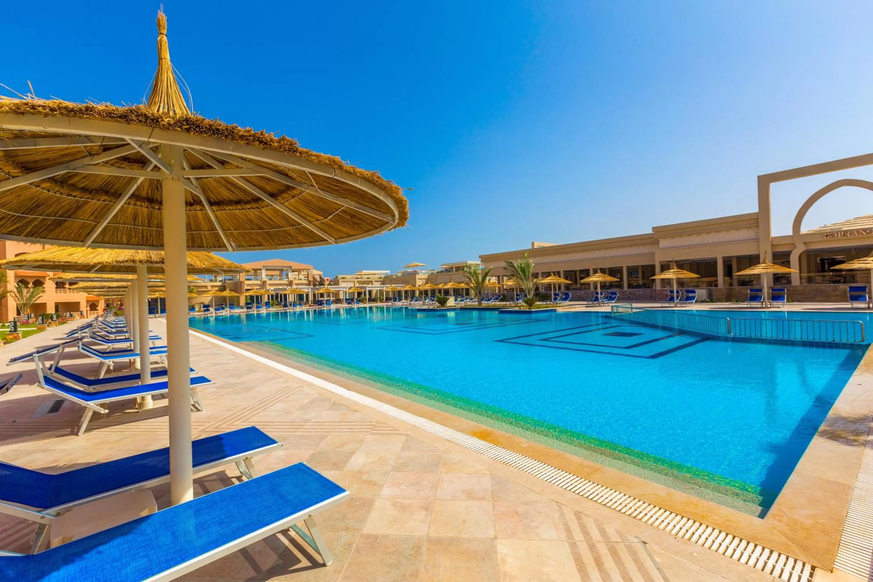 Pool view in Pickalbatros Aqua Vista Resort - Hurghada