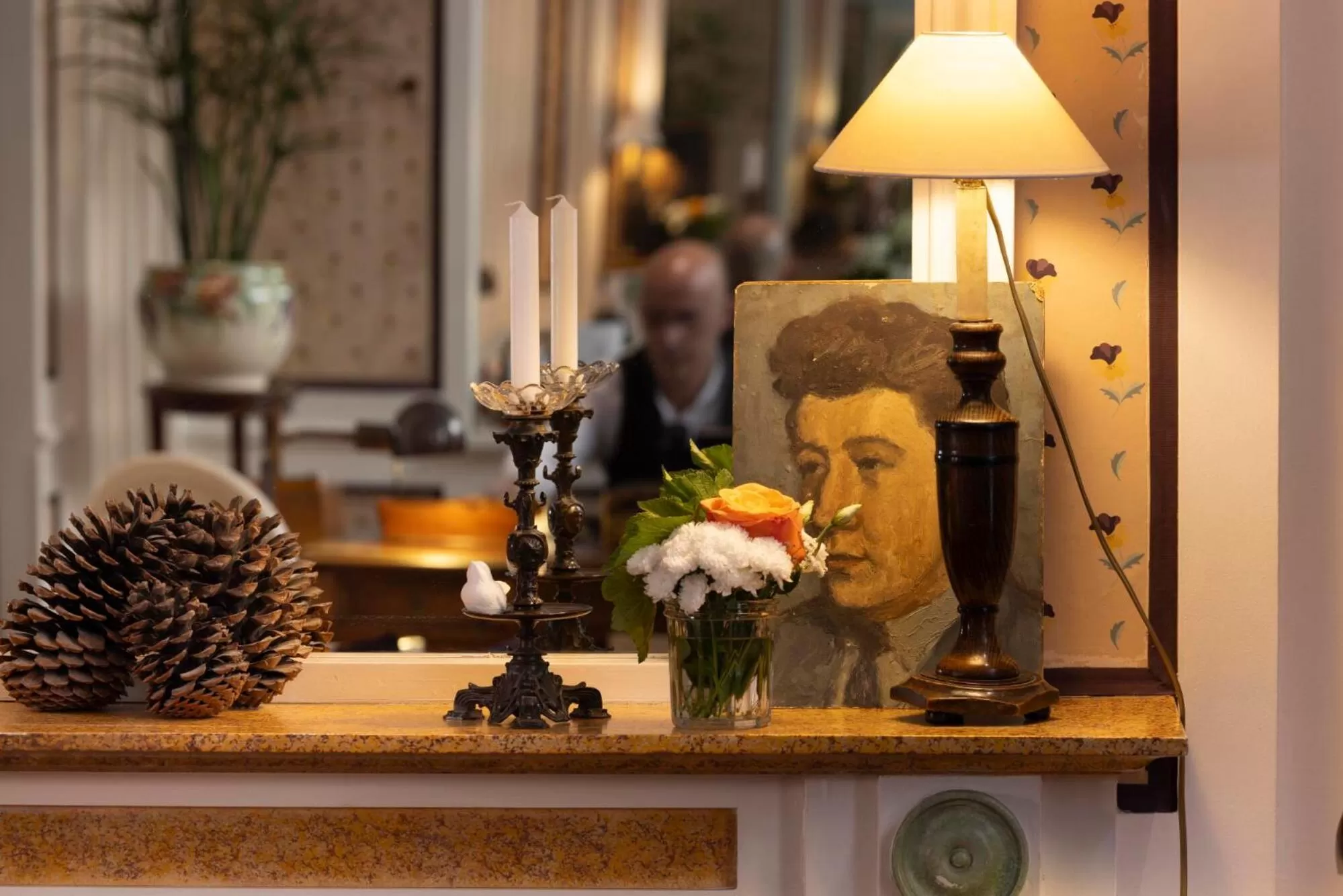 Lobby or reception in Hôtel Le Saint Gregoire