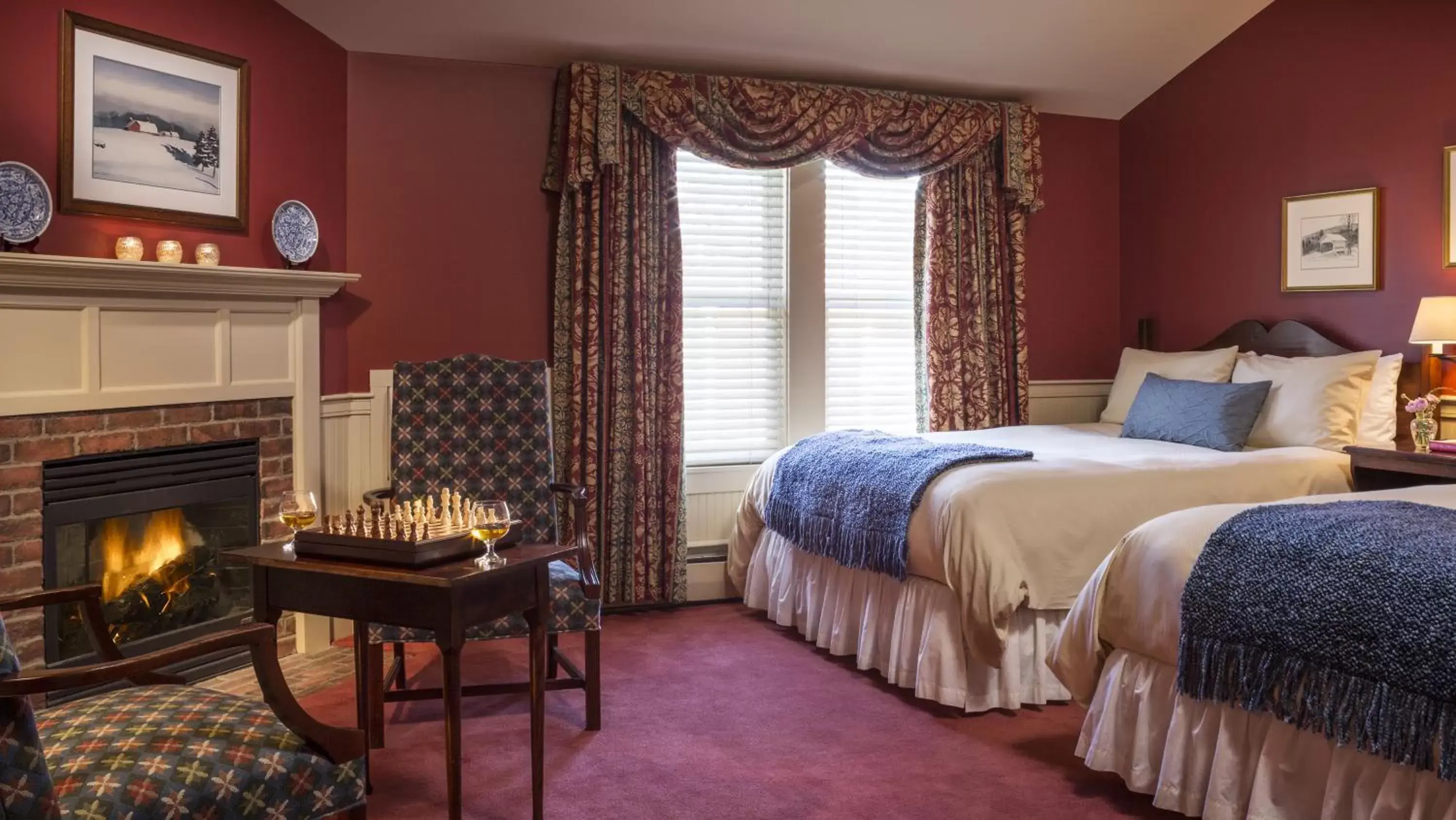 Deluxe Room with Two Double Beds in Green Mountain Inn
