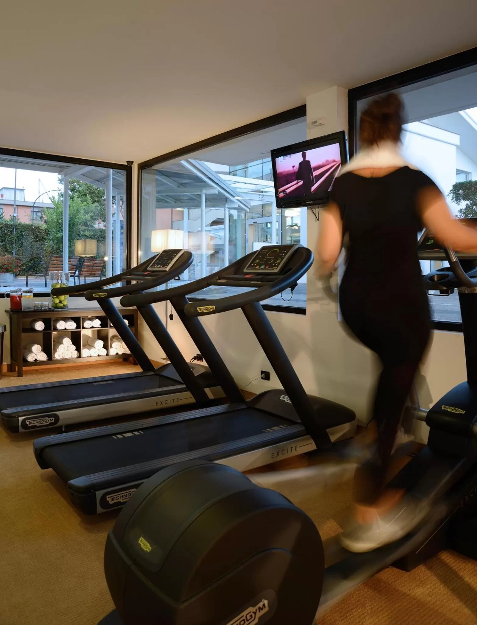Fitness centre/facilities in Best Western Hotel Rome Airport