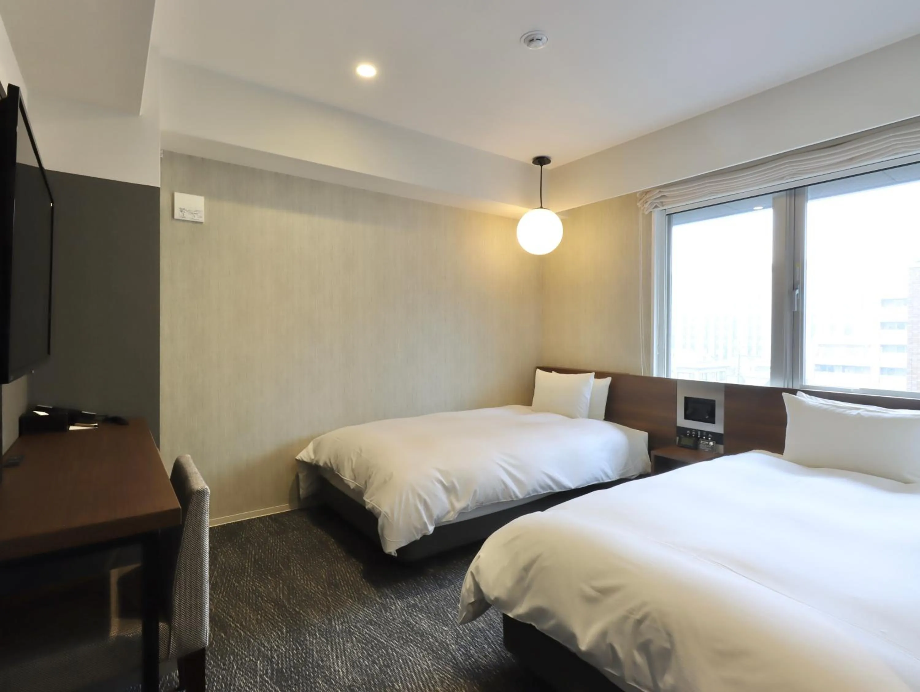 Photo of the whole room, Bed in HOTEL M's EST KYOTO STATION SOUTH