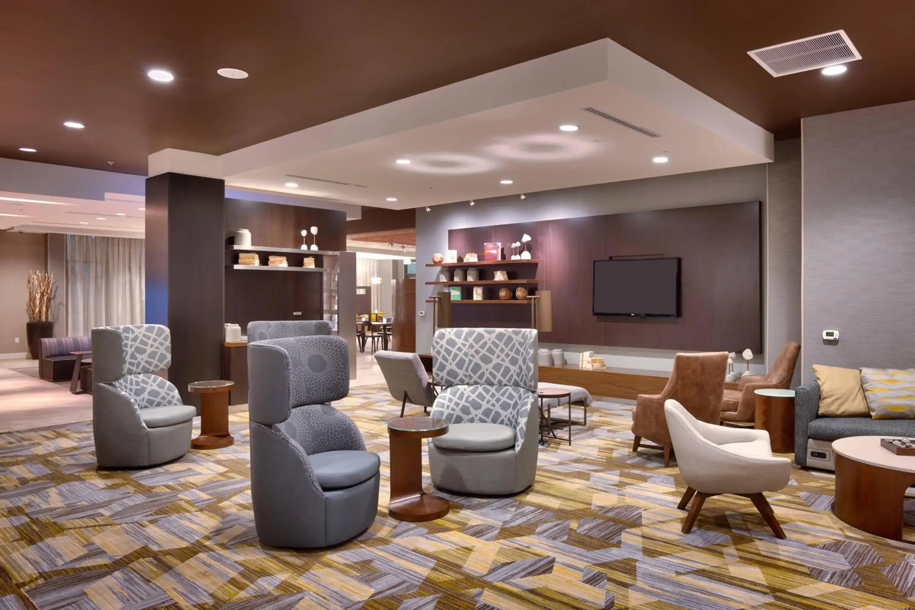 Lobby or reception, Lounge/Bar in Courtyard by Marriott Salt Lake City Downtown