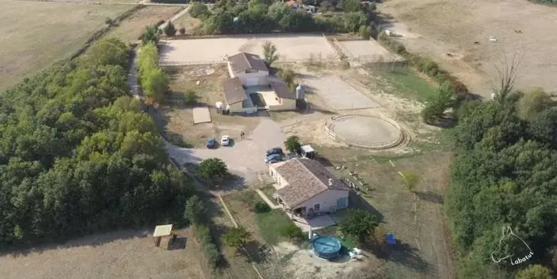 Bird's eye view, Bird's-eye View in chambres d'hotes Labatut