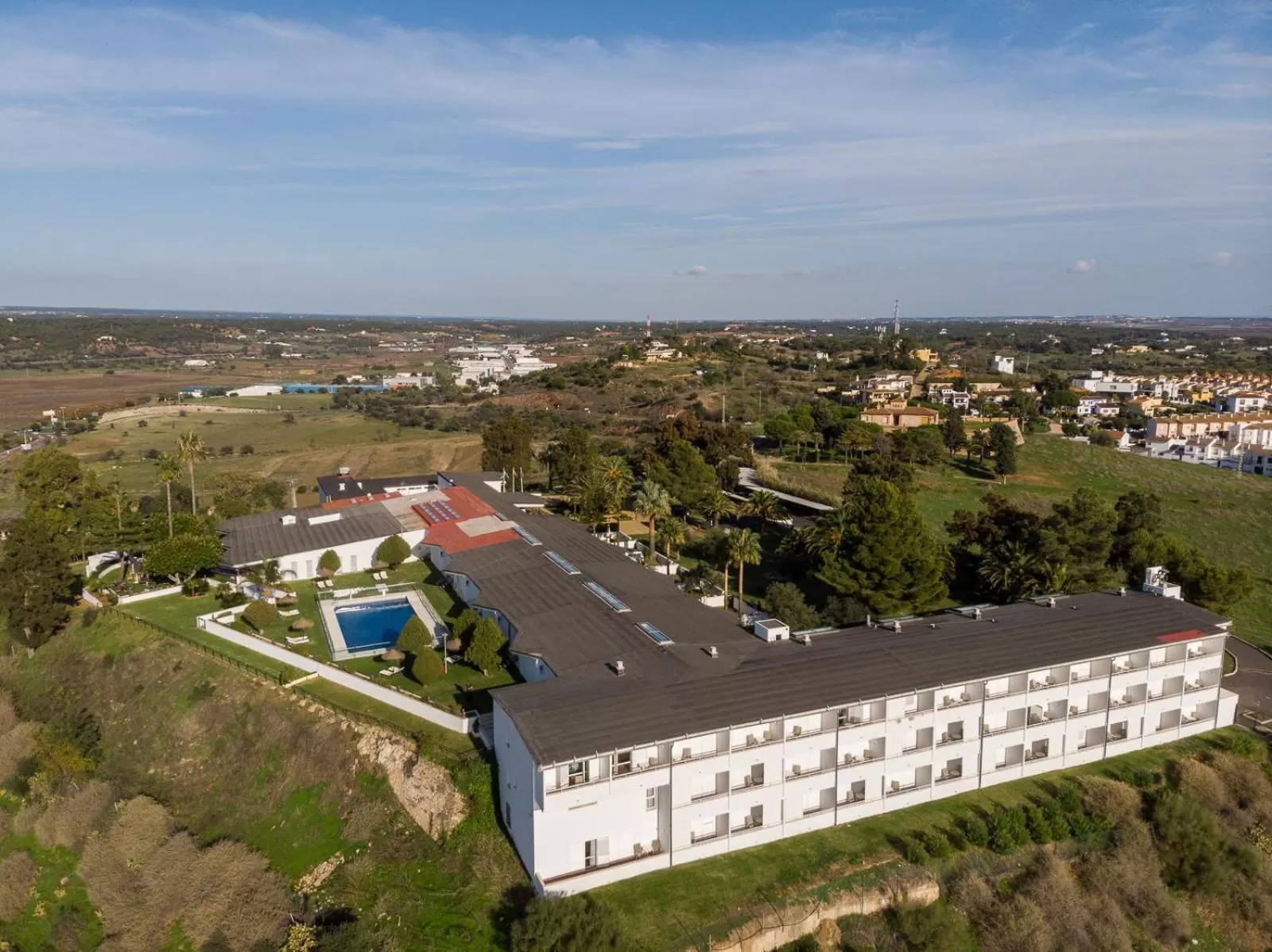 Bird's eye view in Parador de Ayamonte