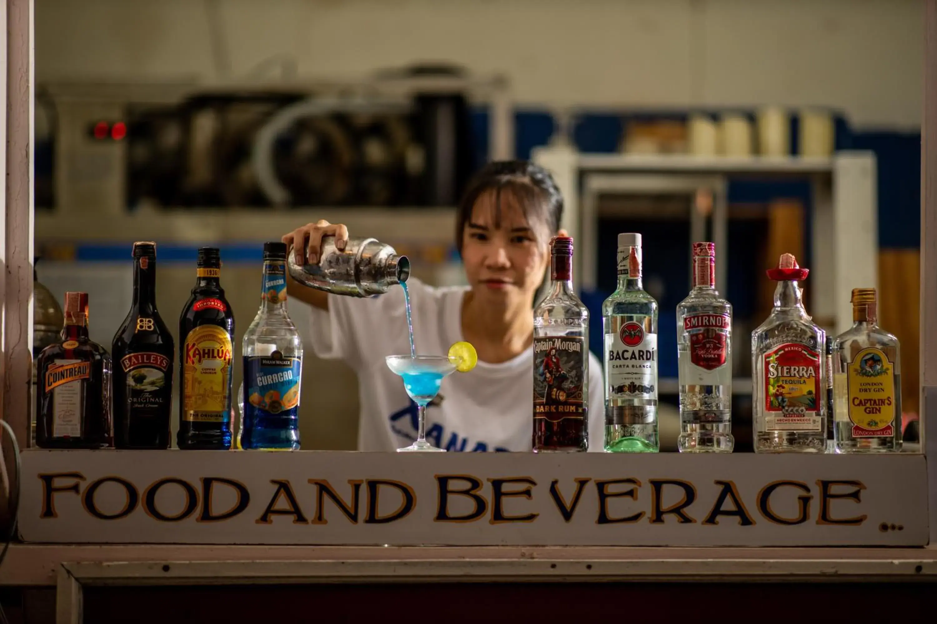 Alcoholic drinks in Xanadu Beach Resort Koh Lan