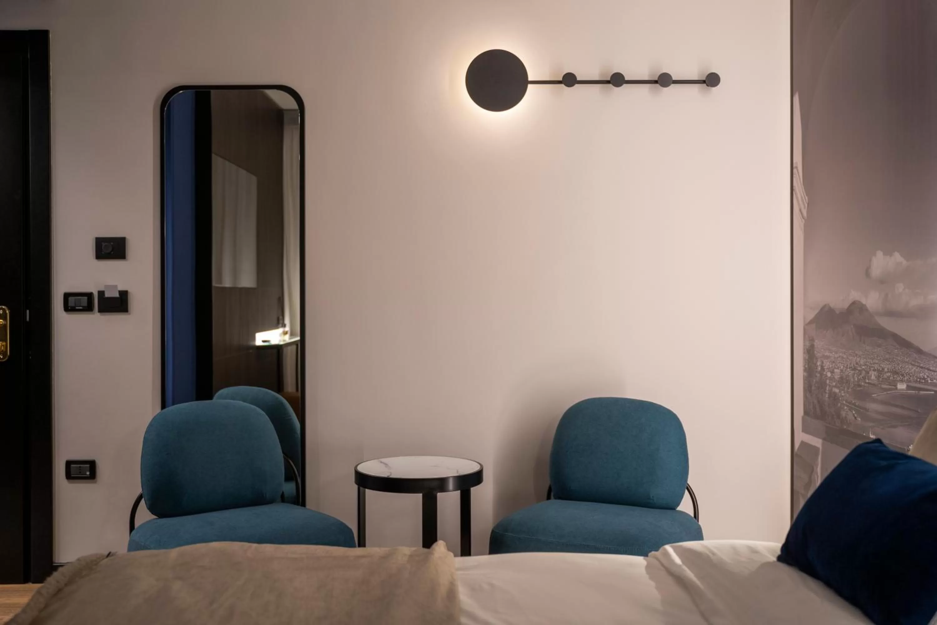 Bed in Hotel Leonessa