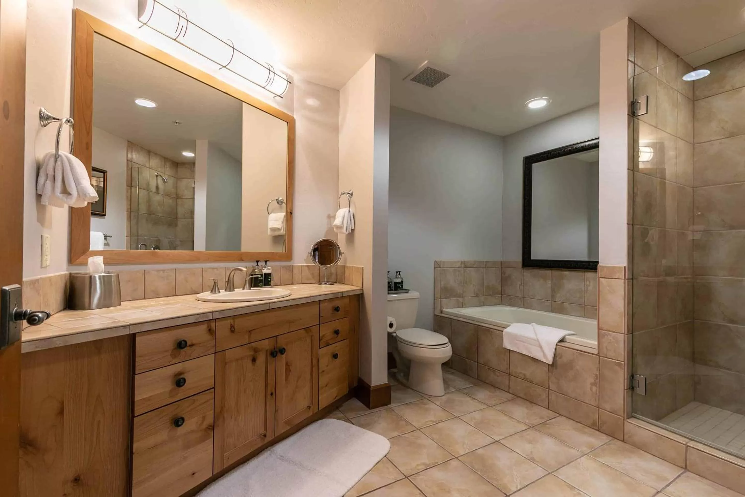 Bathroom in East West Hospitality at Tahoe