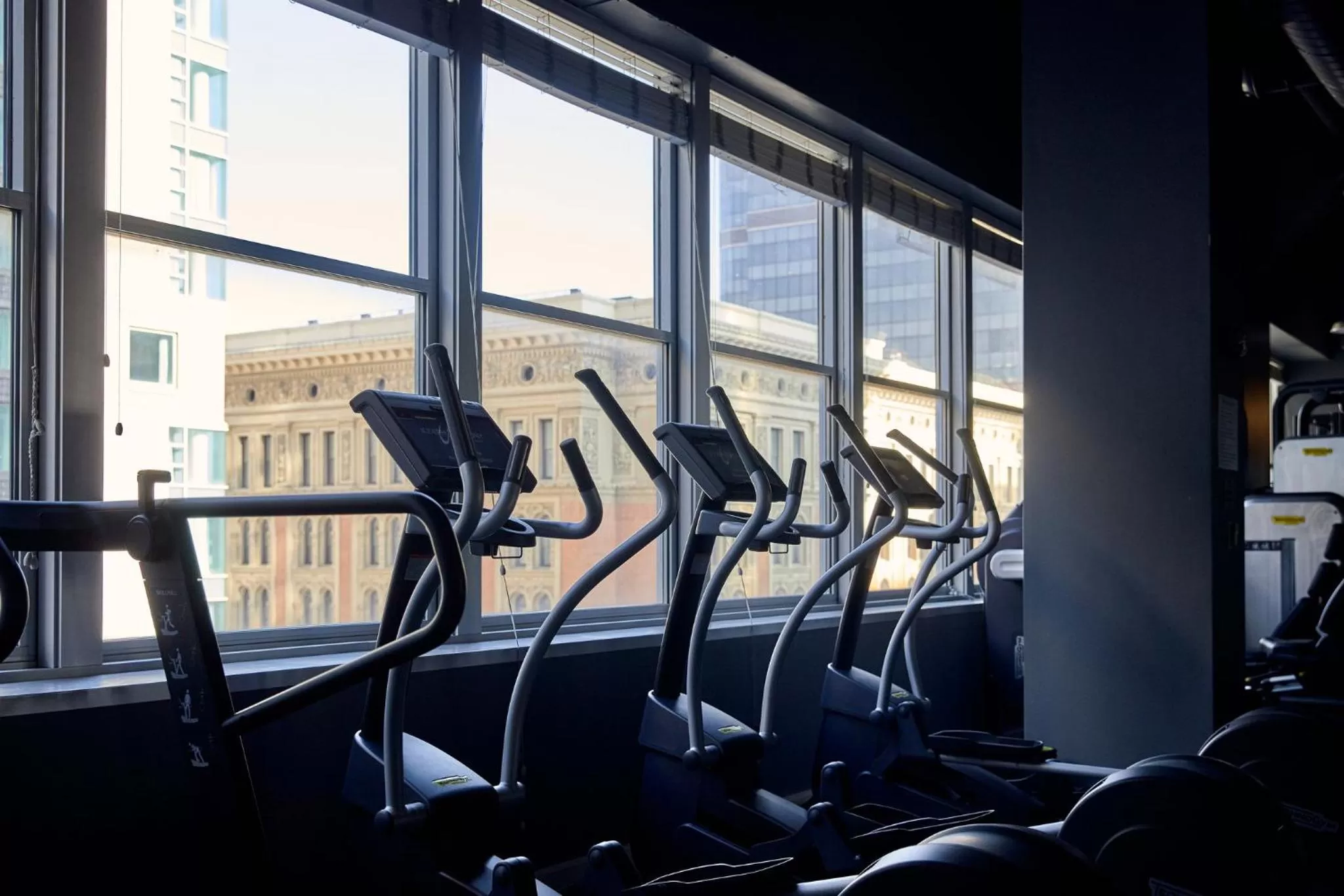 Fitness centre/facilities in Loews Philadelphia Hotel