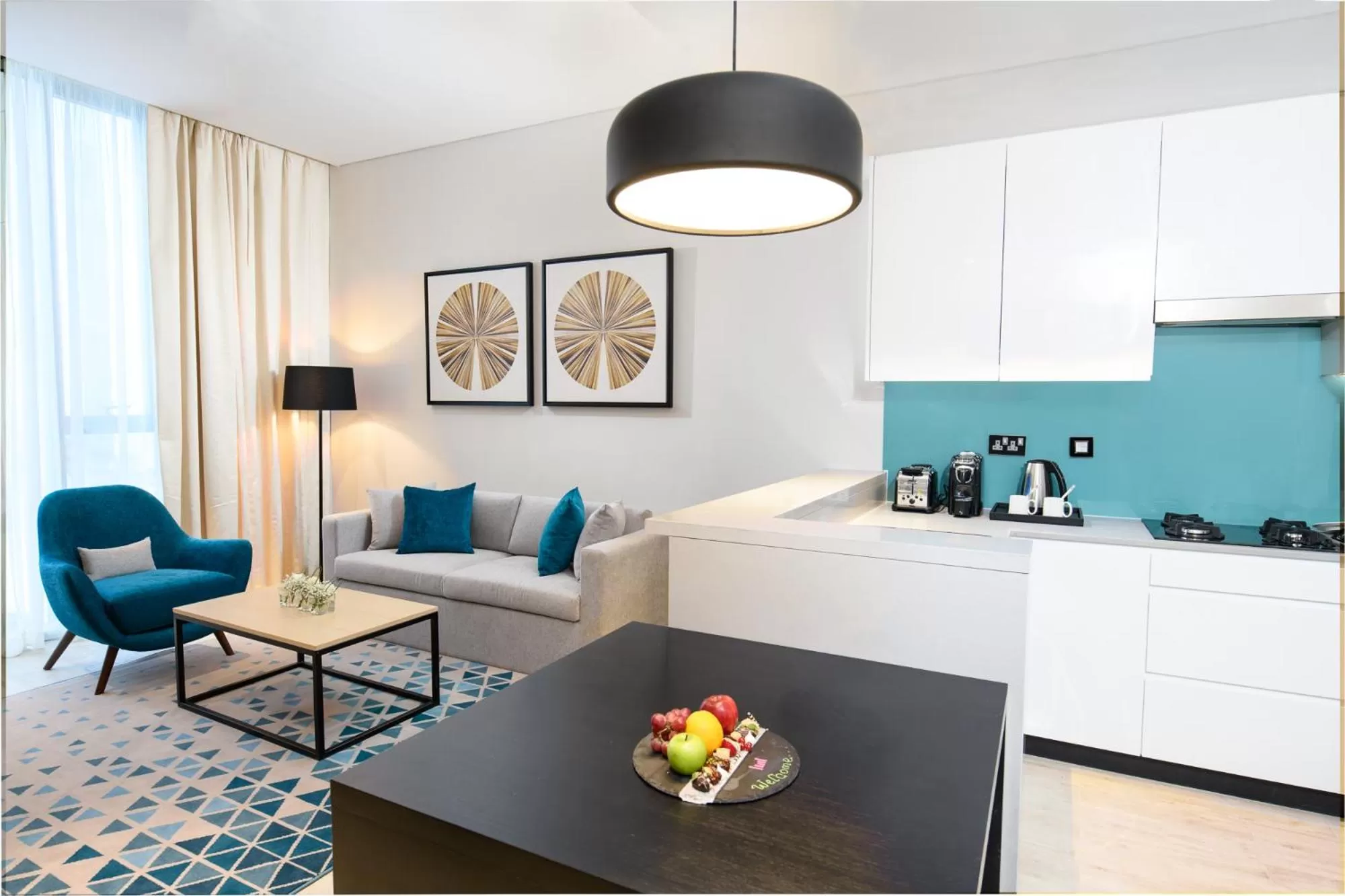 Living room in Millennium Al Barsha