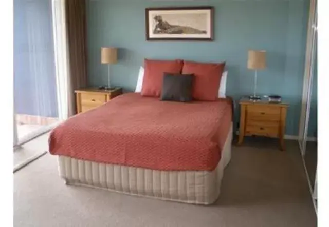 Bed in Waterview Luxury Apartments