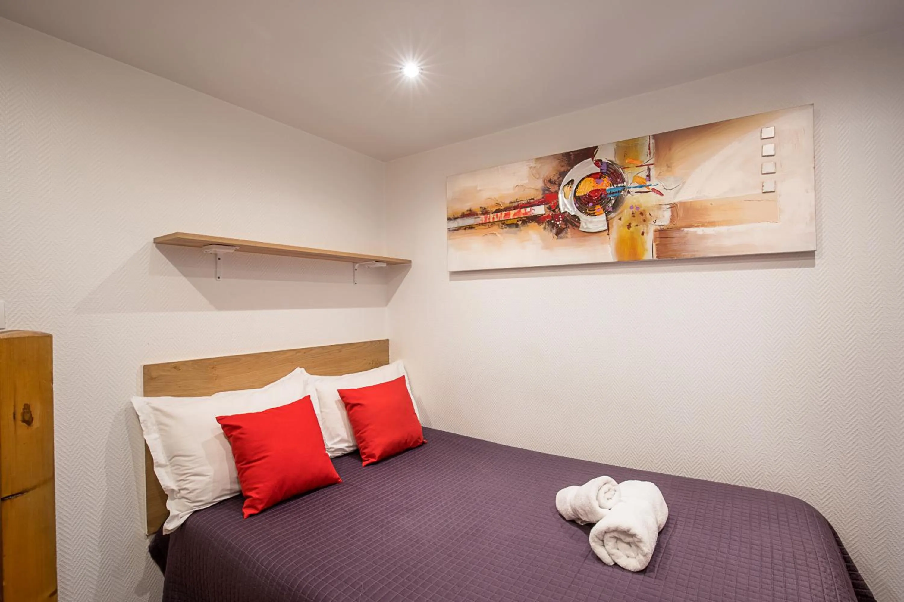 Bed in Hotel De L'Horloge