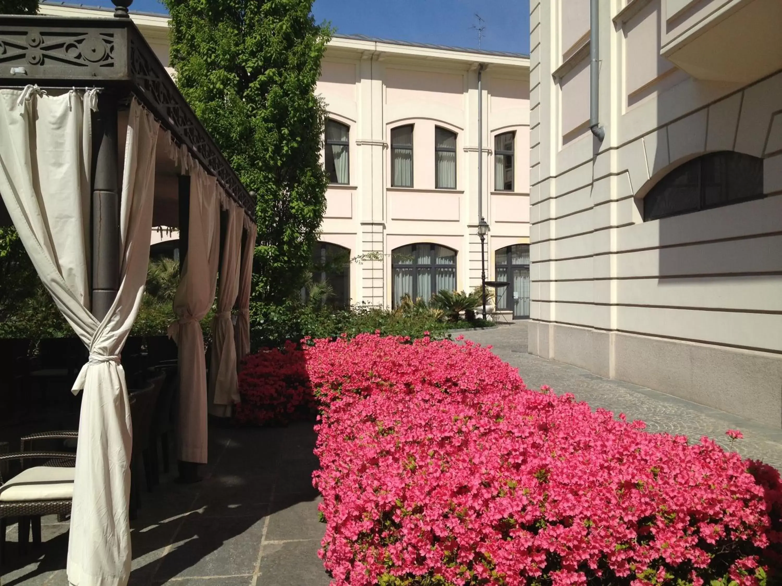 Garden in Grand Visconti Palace