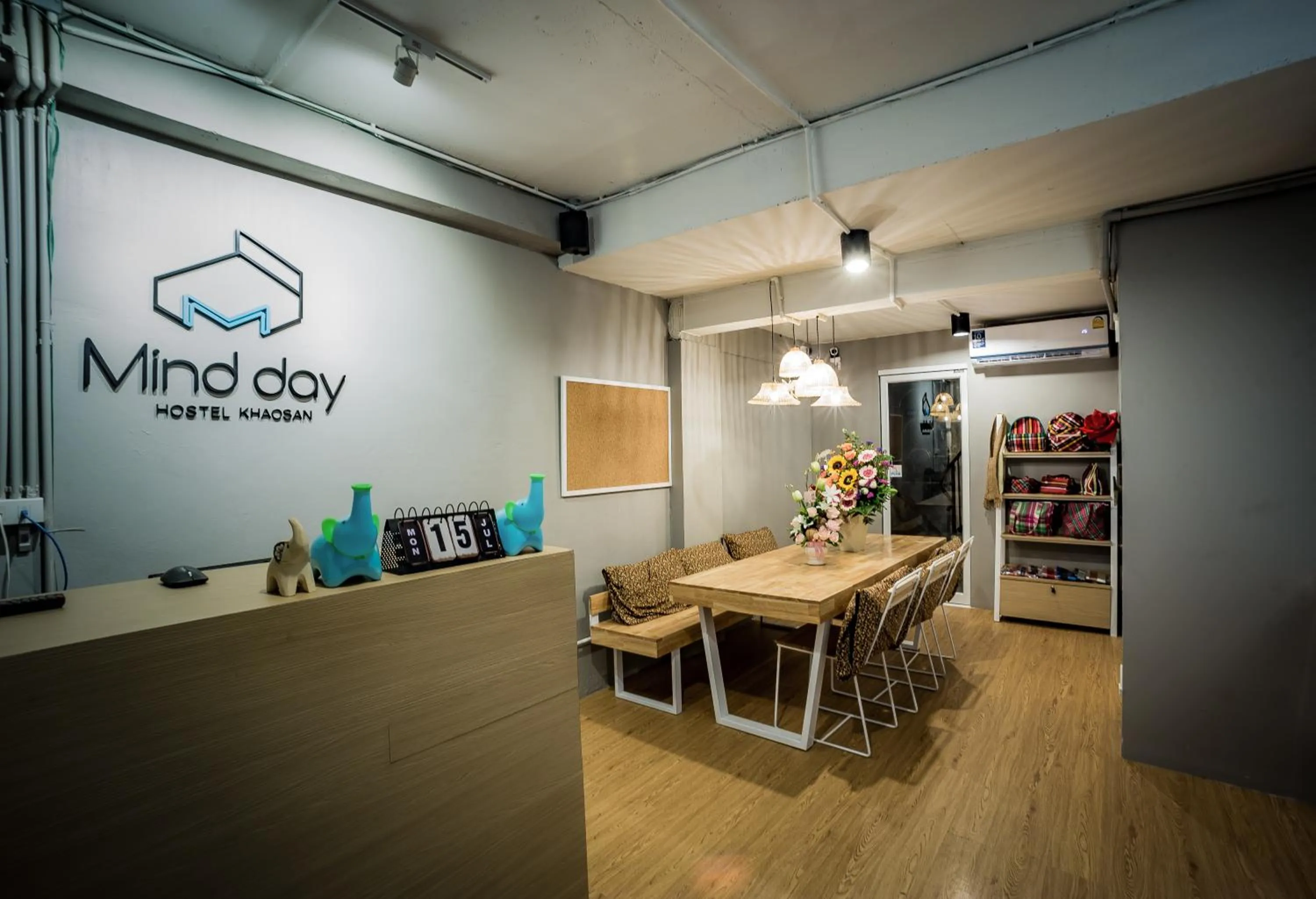 Lobby or reception in Mind Day Hostel Khaosan