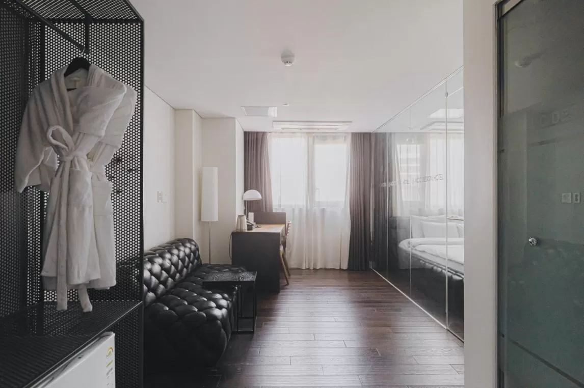 Bed in ACC Design Hotel