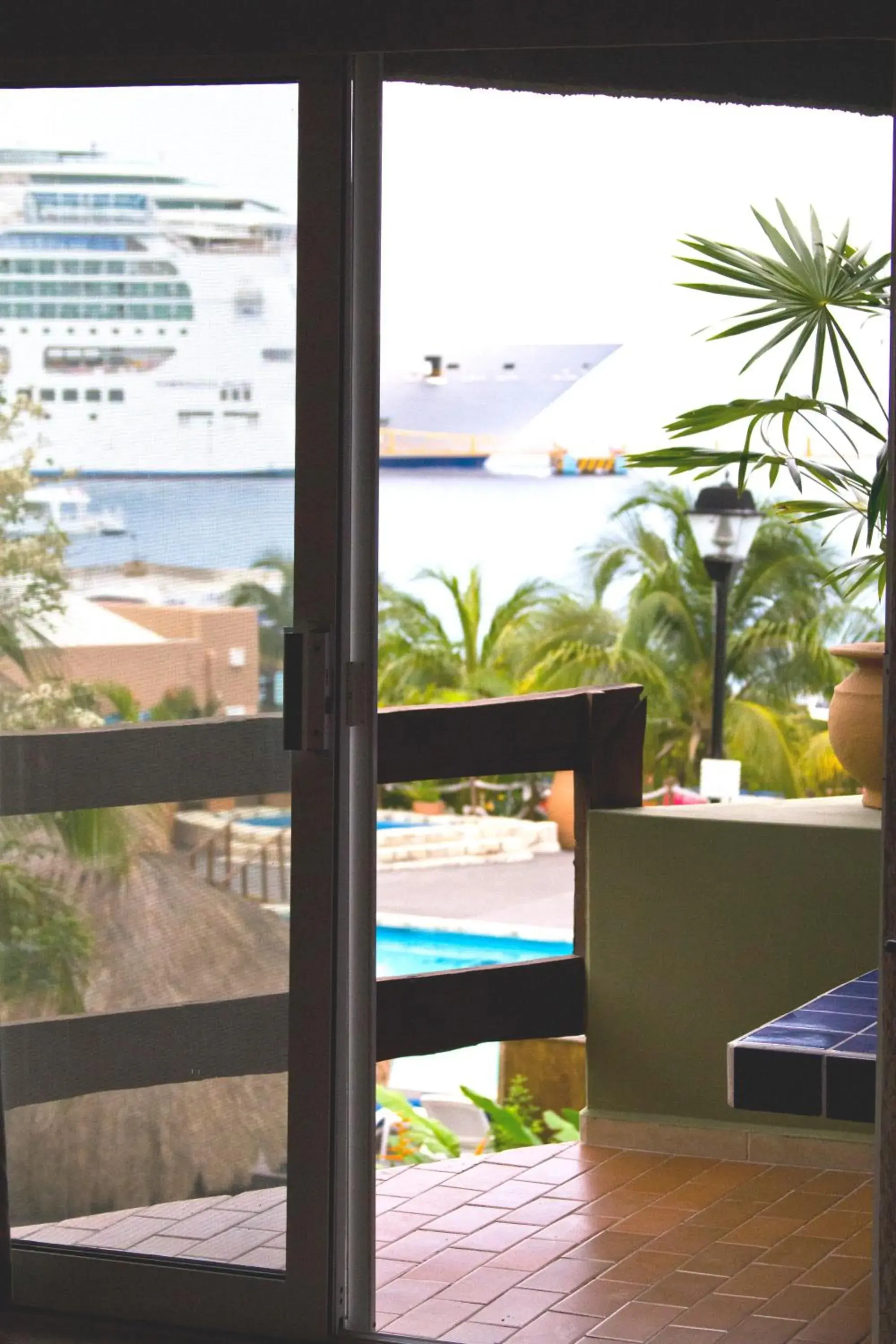 Pool view in Casa del Mar Cozumel Hotel & Dive Resort