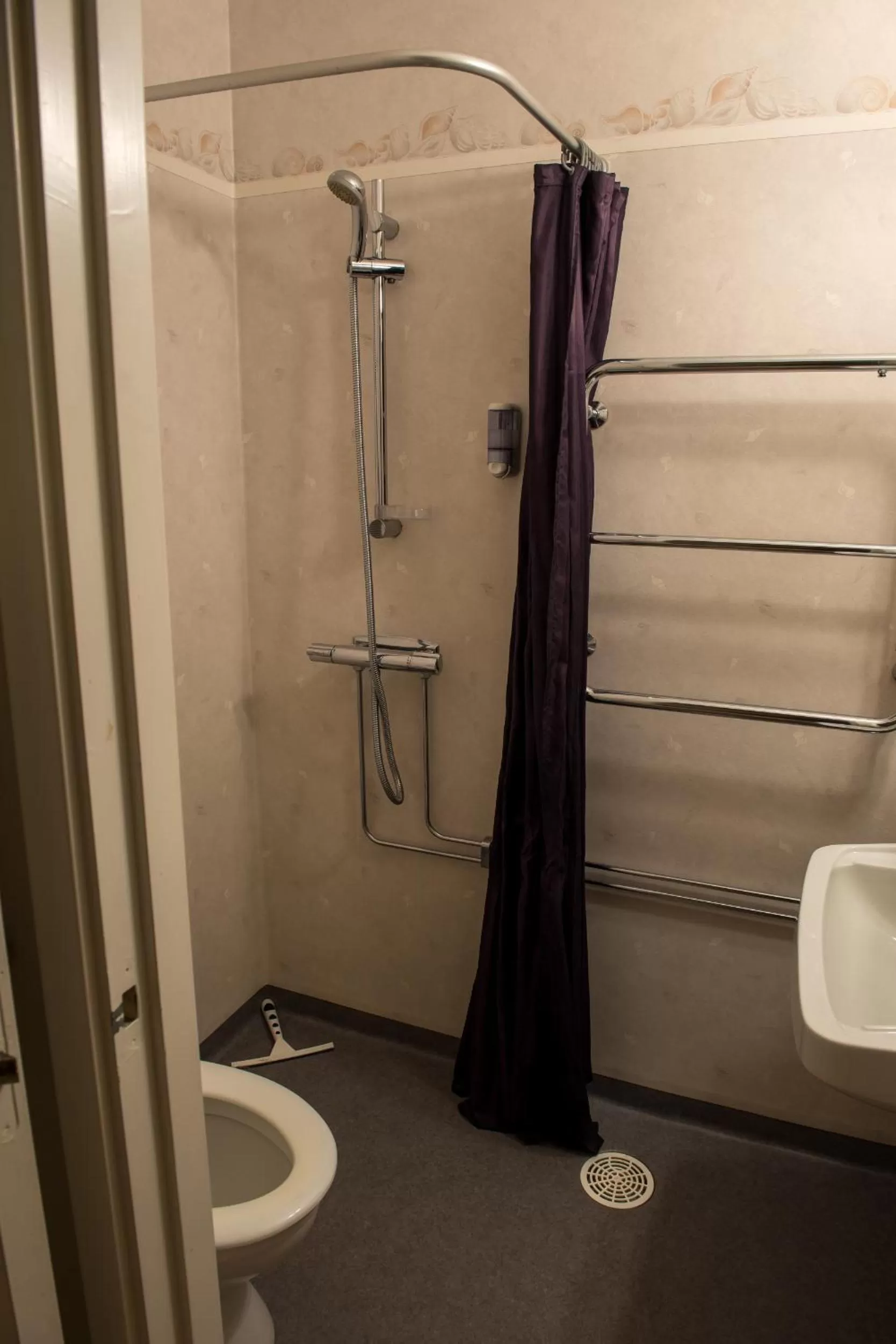 Shower in Nätra Motell