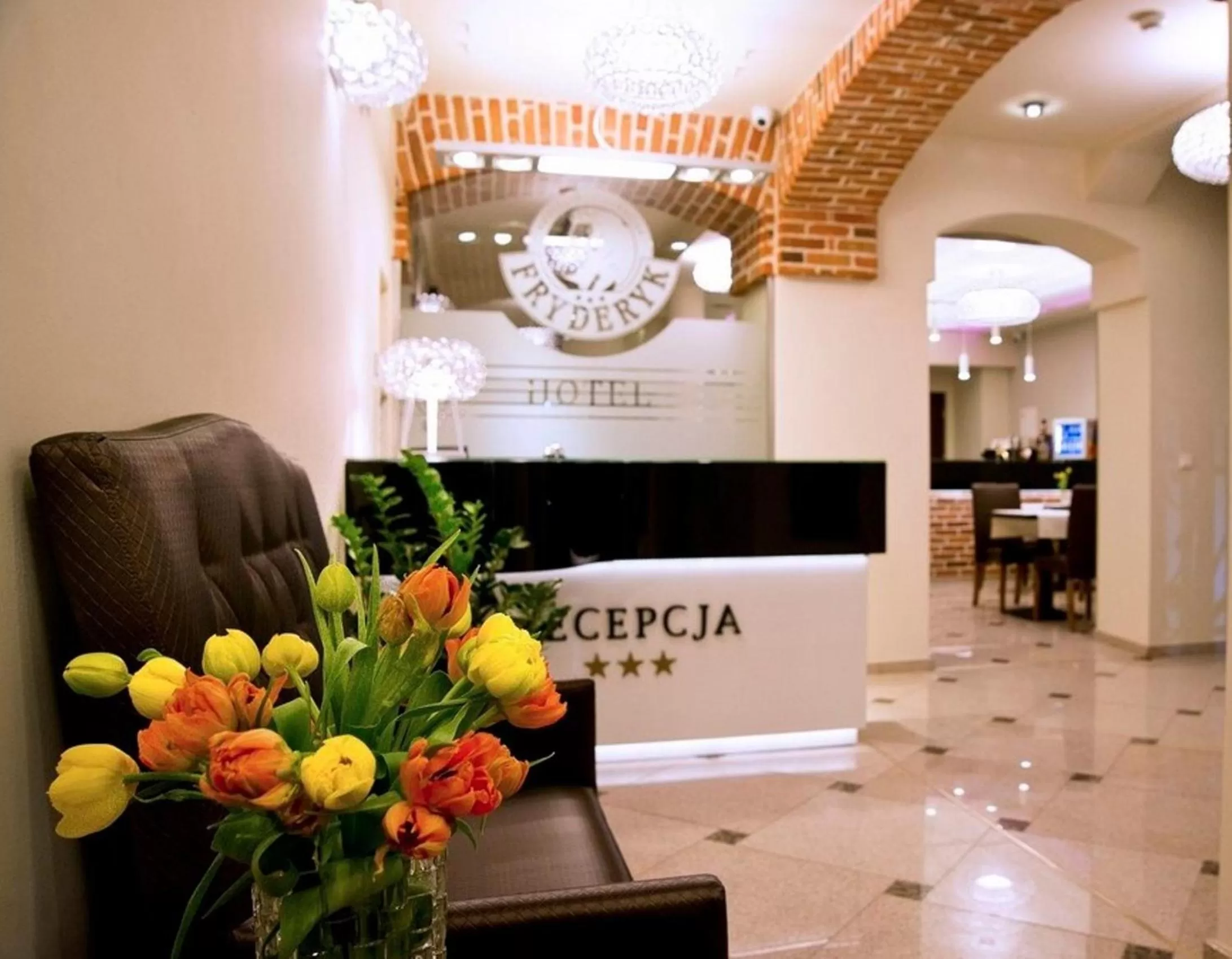 Lobby or reception in Hotel Fryderyk
