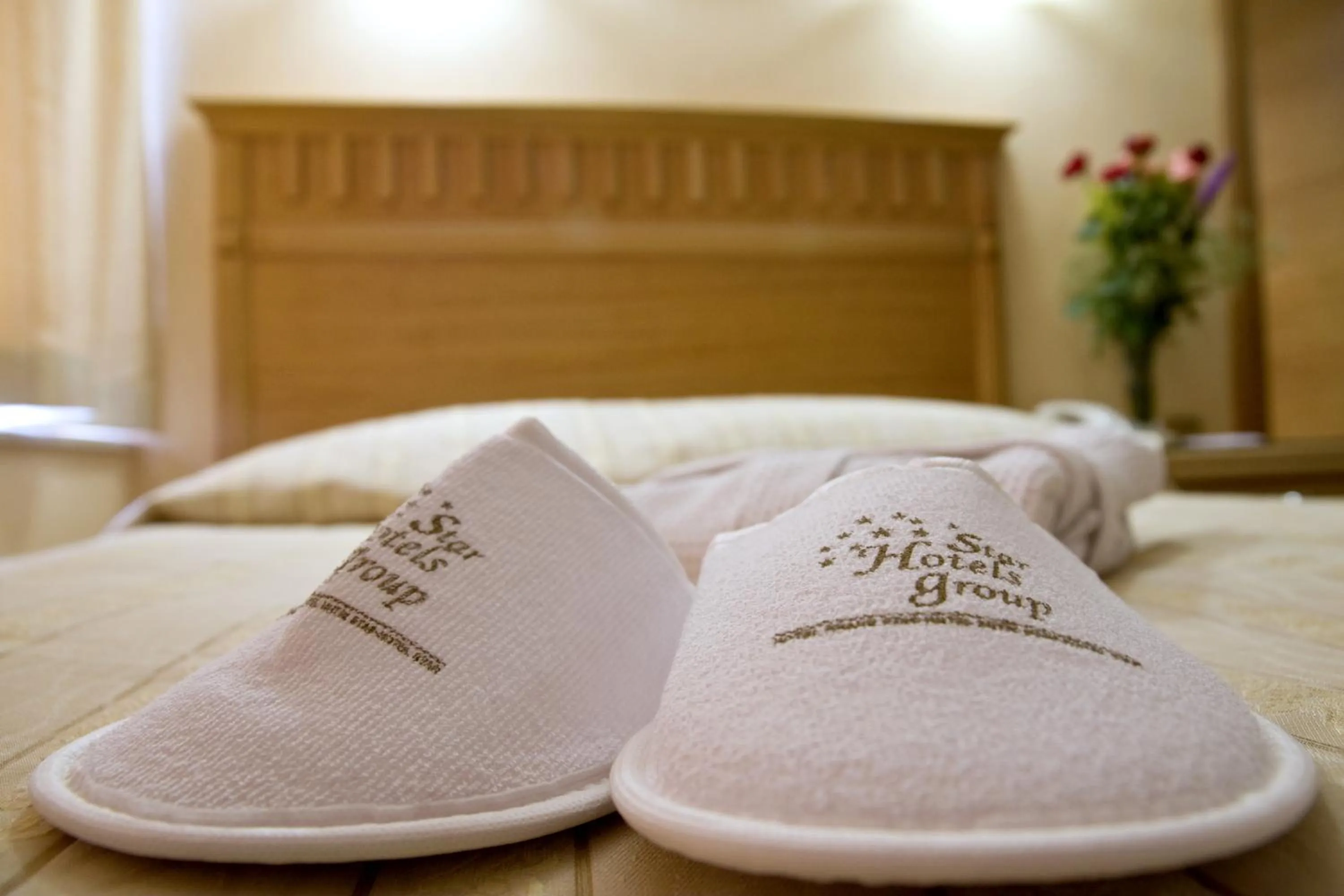 Decorative detail, Bed in Park Star Hotel Taksim