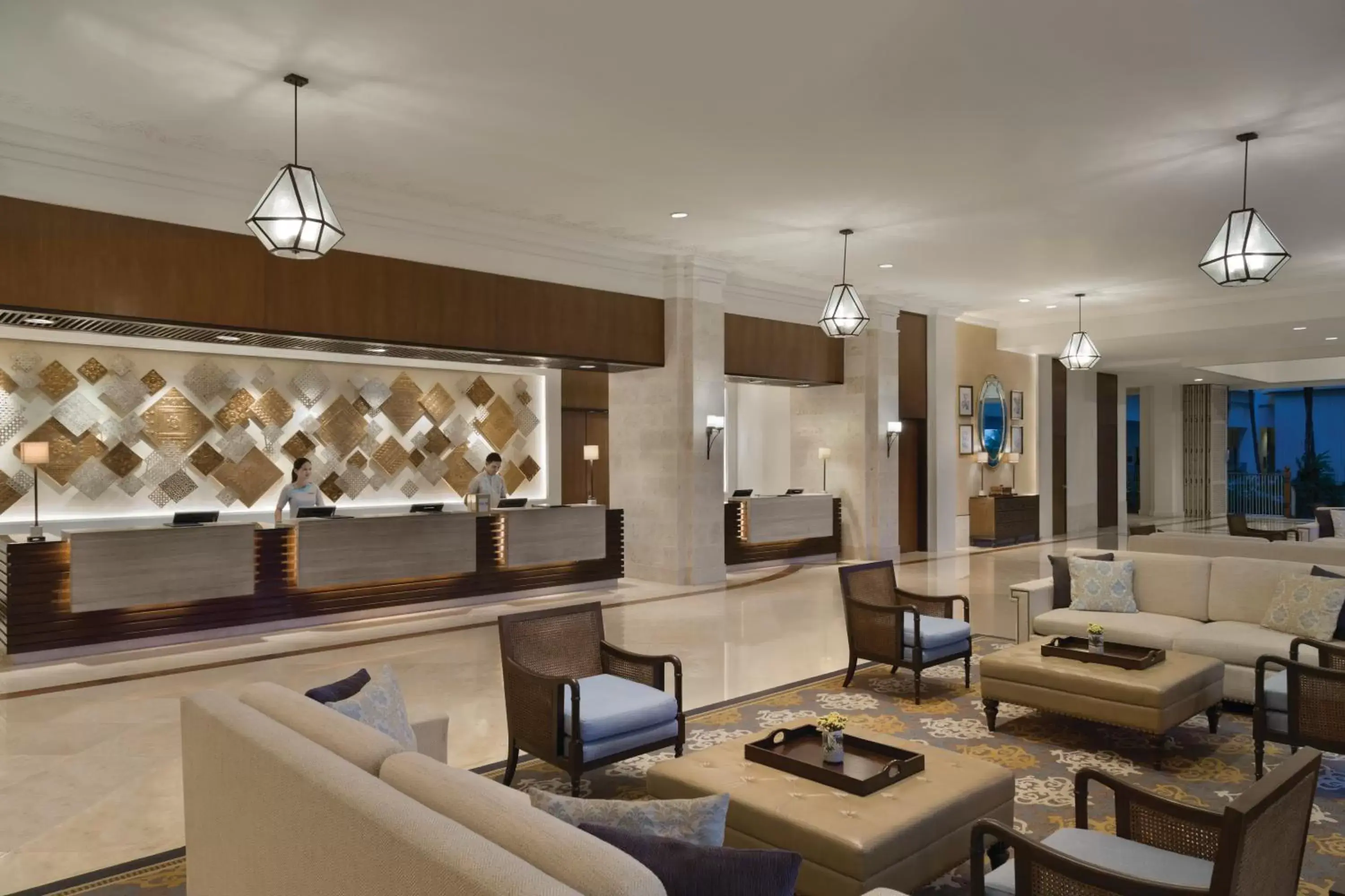 Lobby or reception, Lounge/Bar in Shangri-La Mactan, Cebu