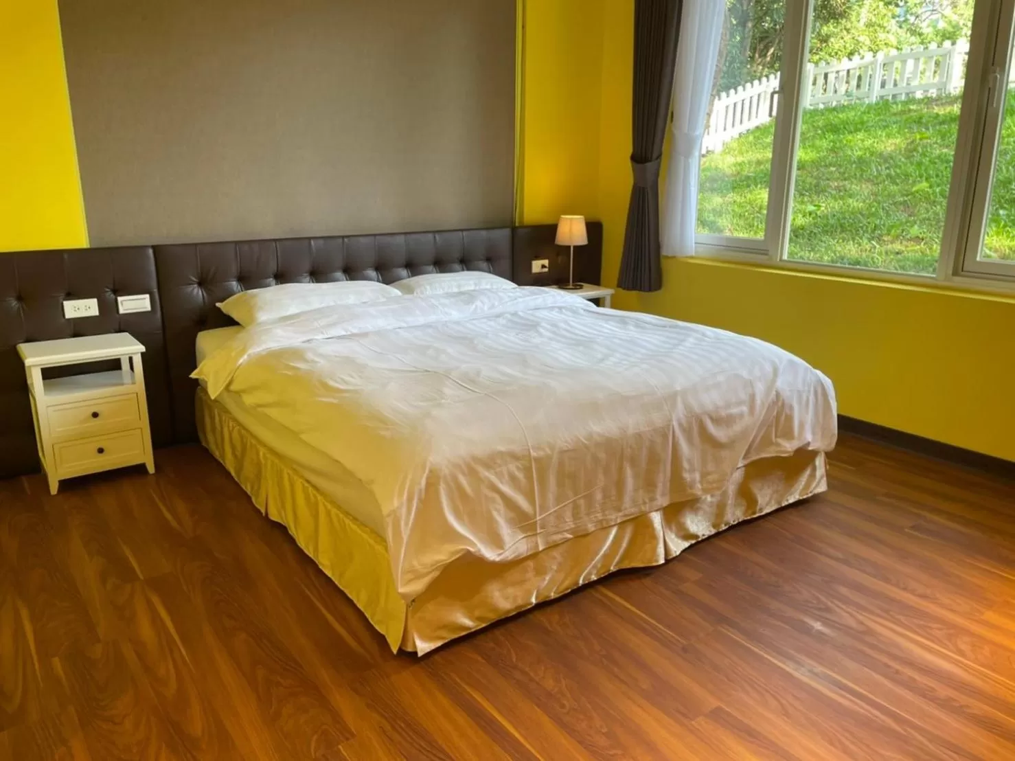 Bed in American Village Resort