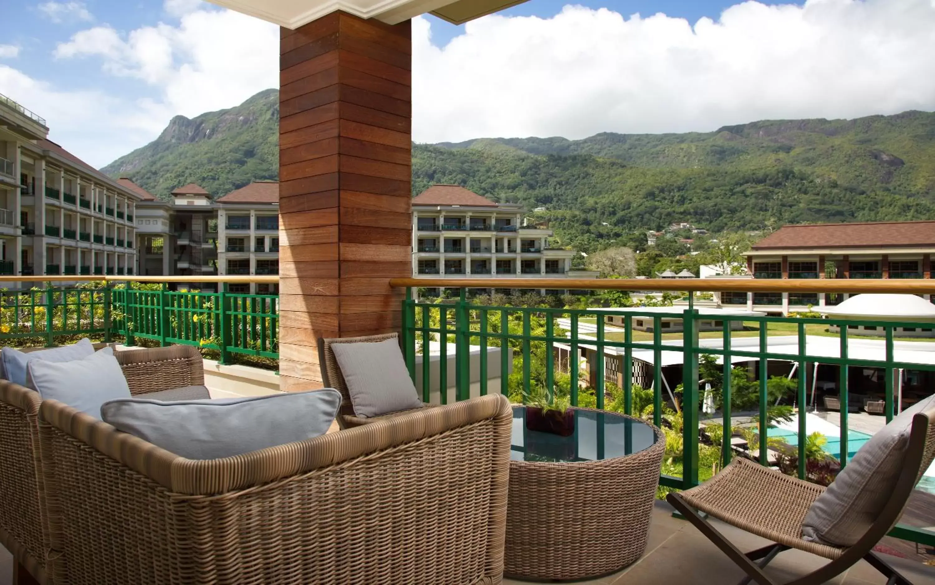 Balcony/Terrace, Mountain View in Savoy Seychelles Resort & Spa