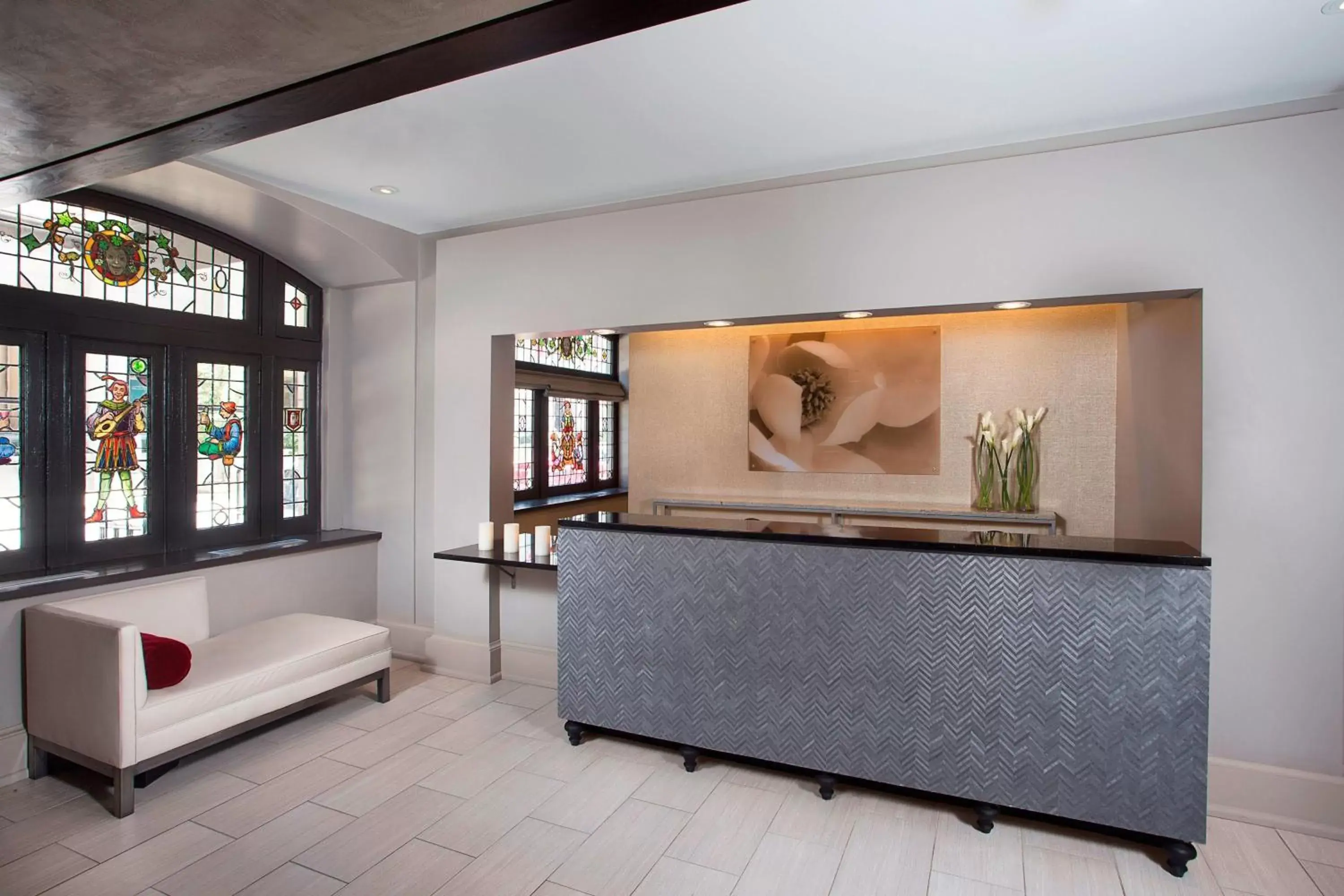 Lobby or reception in Magnolia Hotel St. Louis, a Tribute Portfolio Hotel Lobby or reception in Magnolia Hotel St. Louis, a Tribute Portfolio Hotel