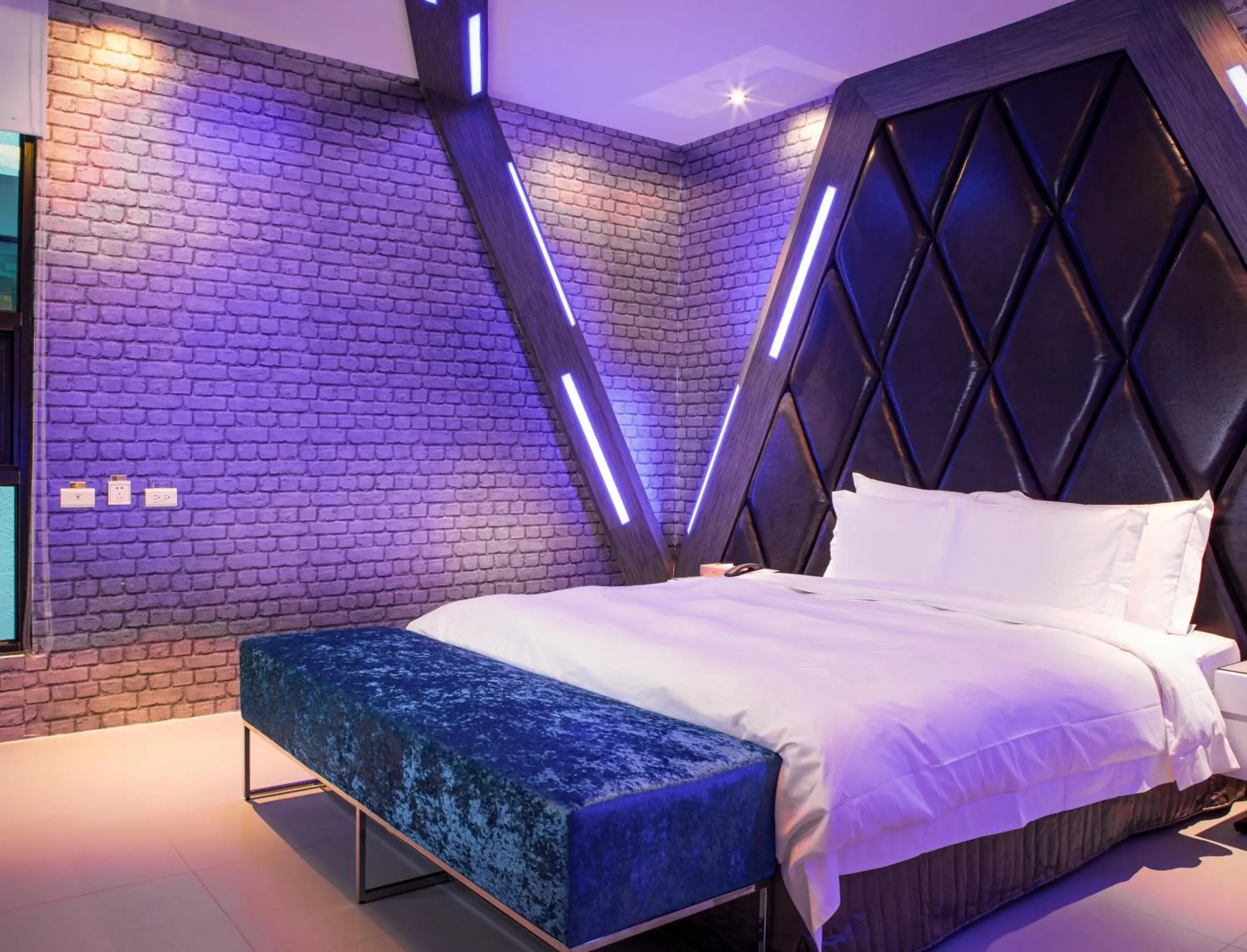 Bed in All-Ur Boutique Motel- Hua-Lian Branch