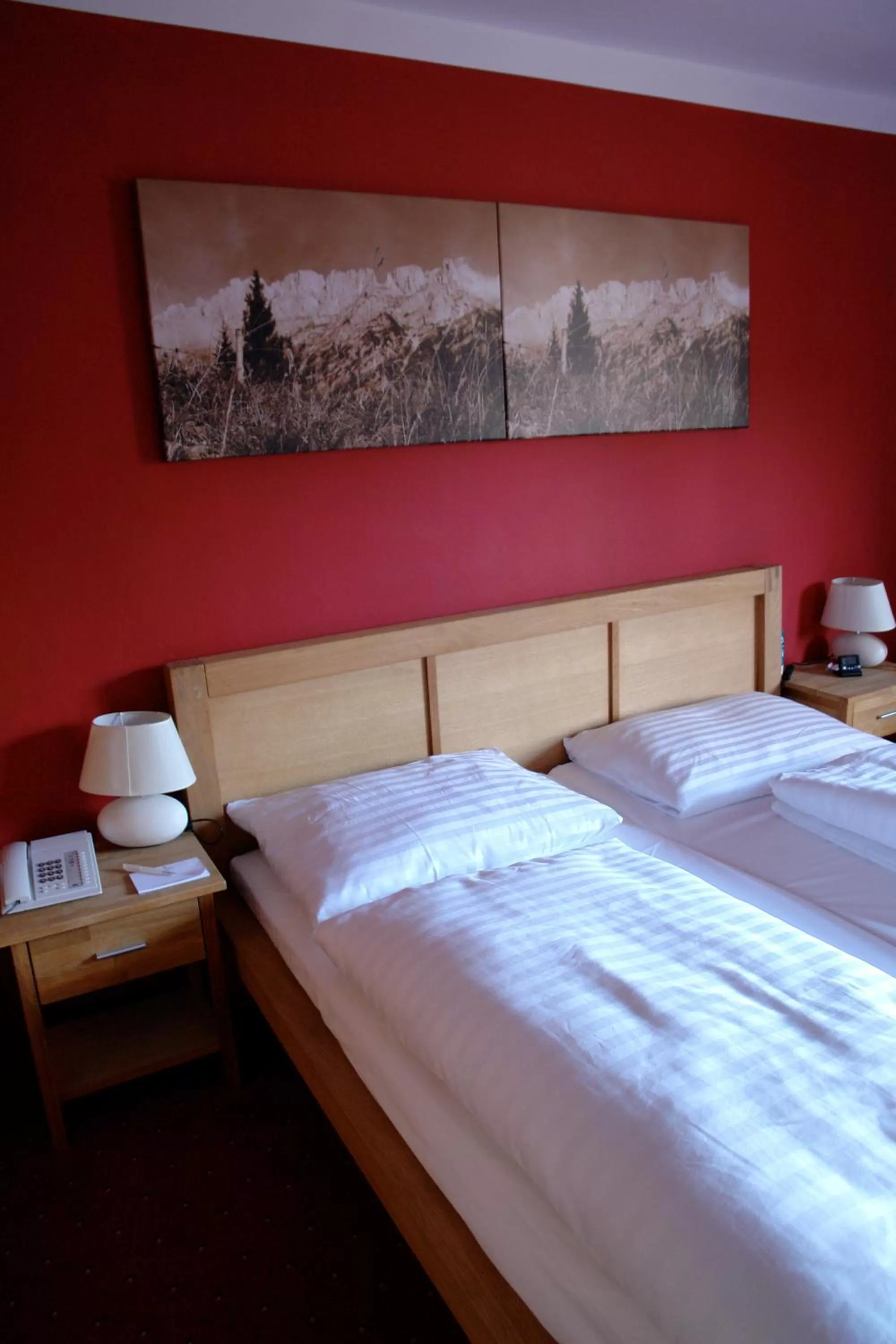 Bed in Hotel Gamshof