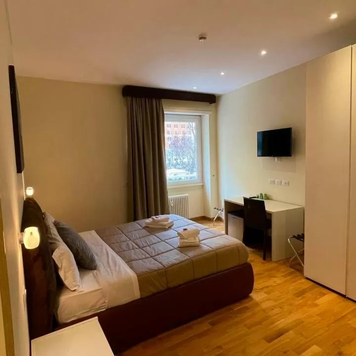 Bedroom, Bed in Rienzo Vatican Suites