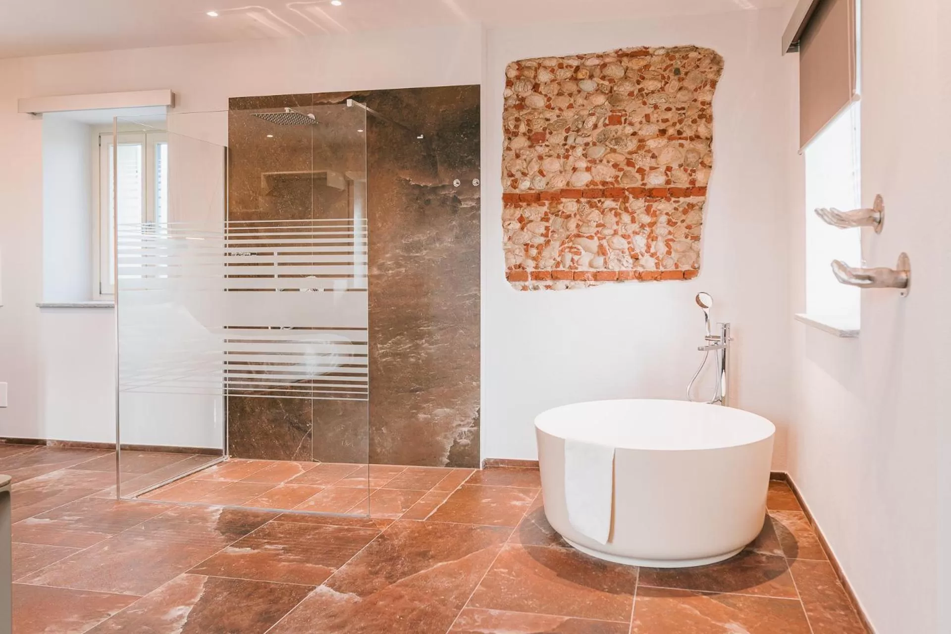 Shower in La Tenuta di Santo Stefano Agri Resort & Spa