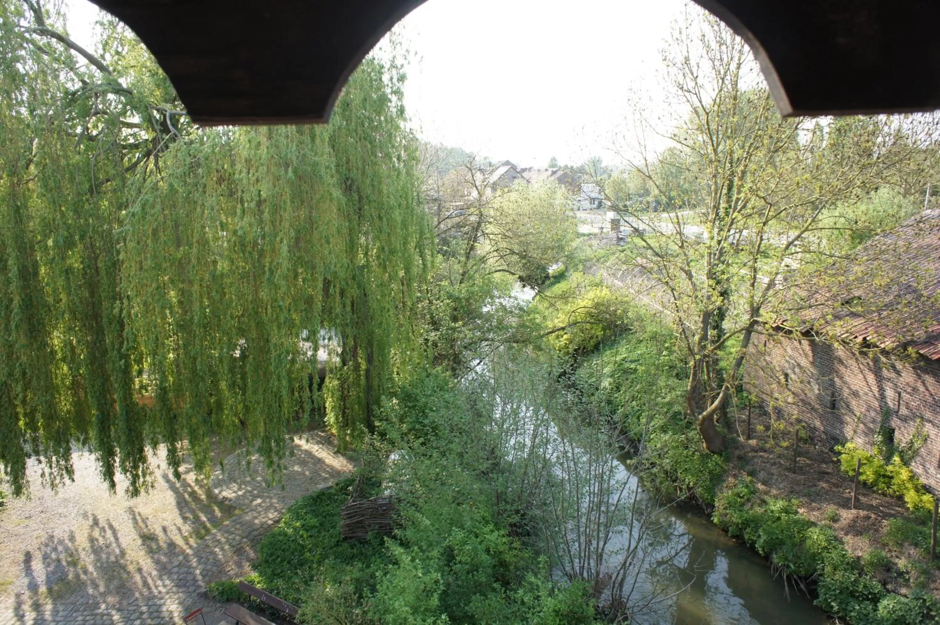 Bird's eye view in B&B De Dubbelmolen