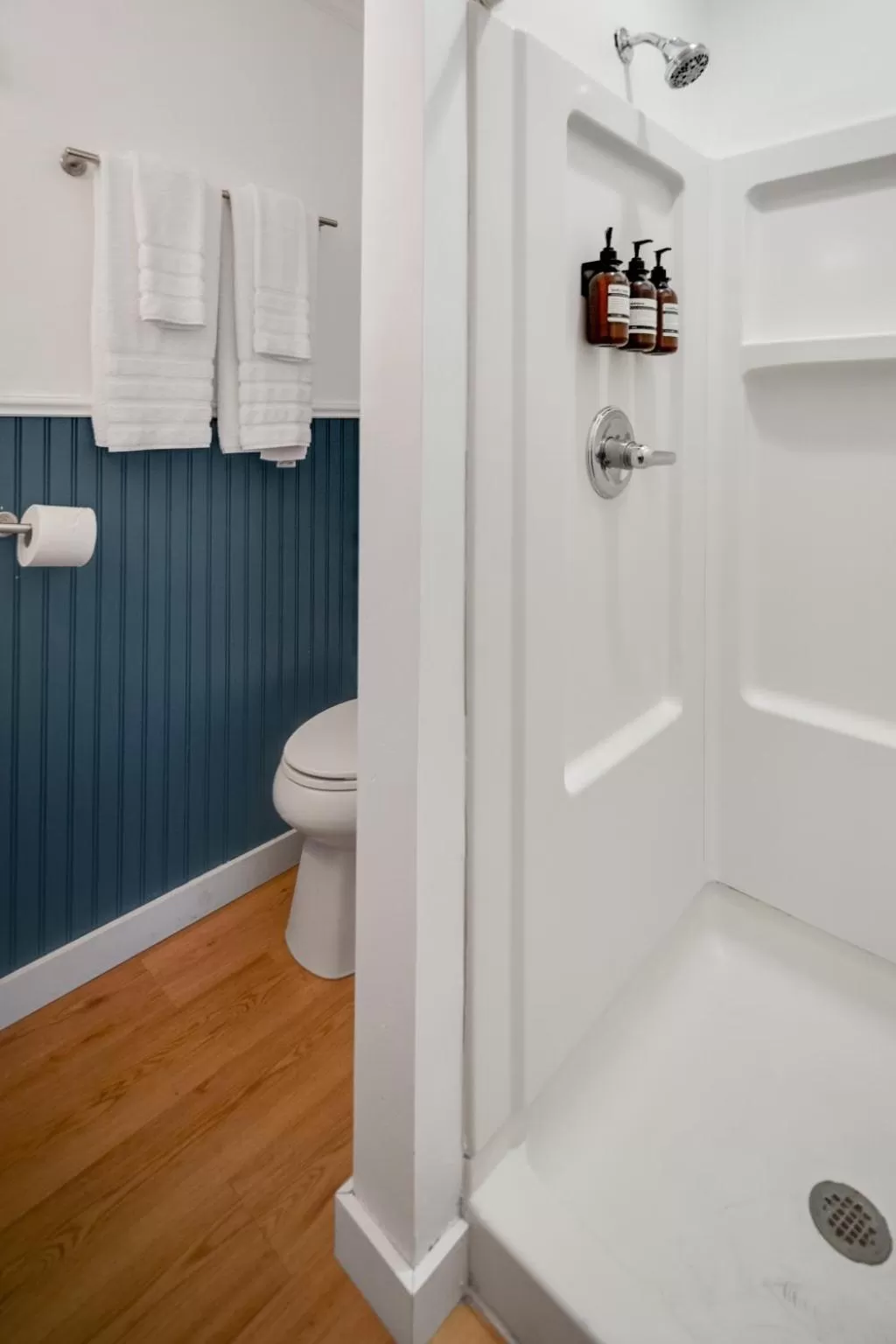 Shower in Birches Motel