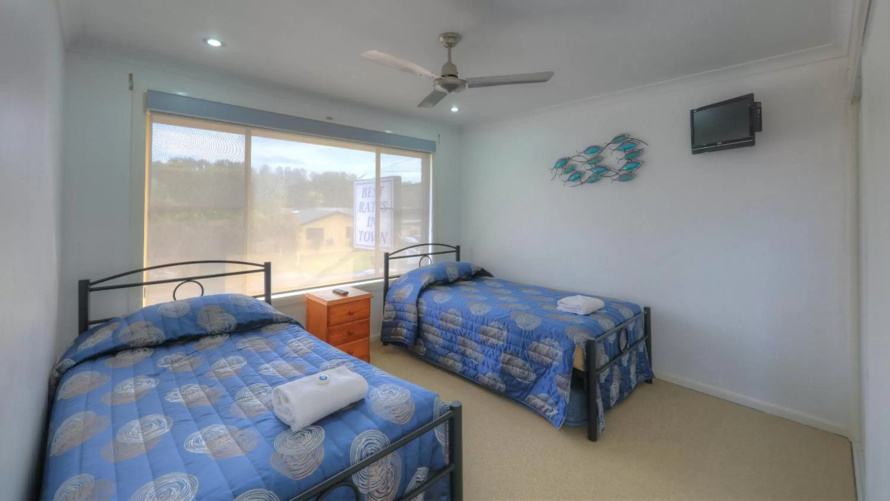 Bedroom, Bed in Yamba Motor Inn