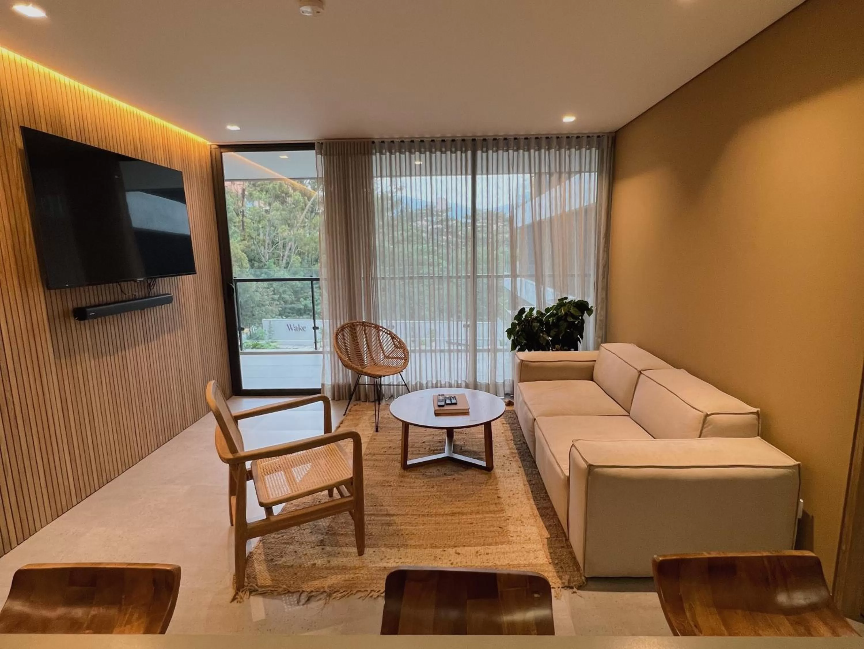 Seating area in Wake Living