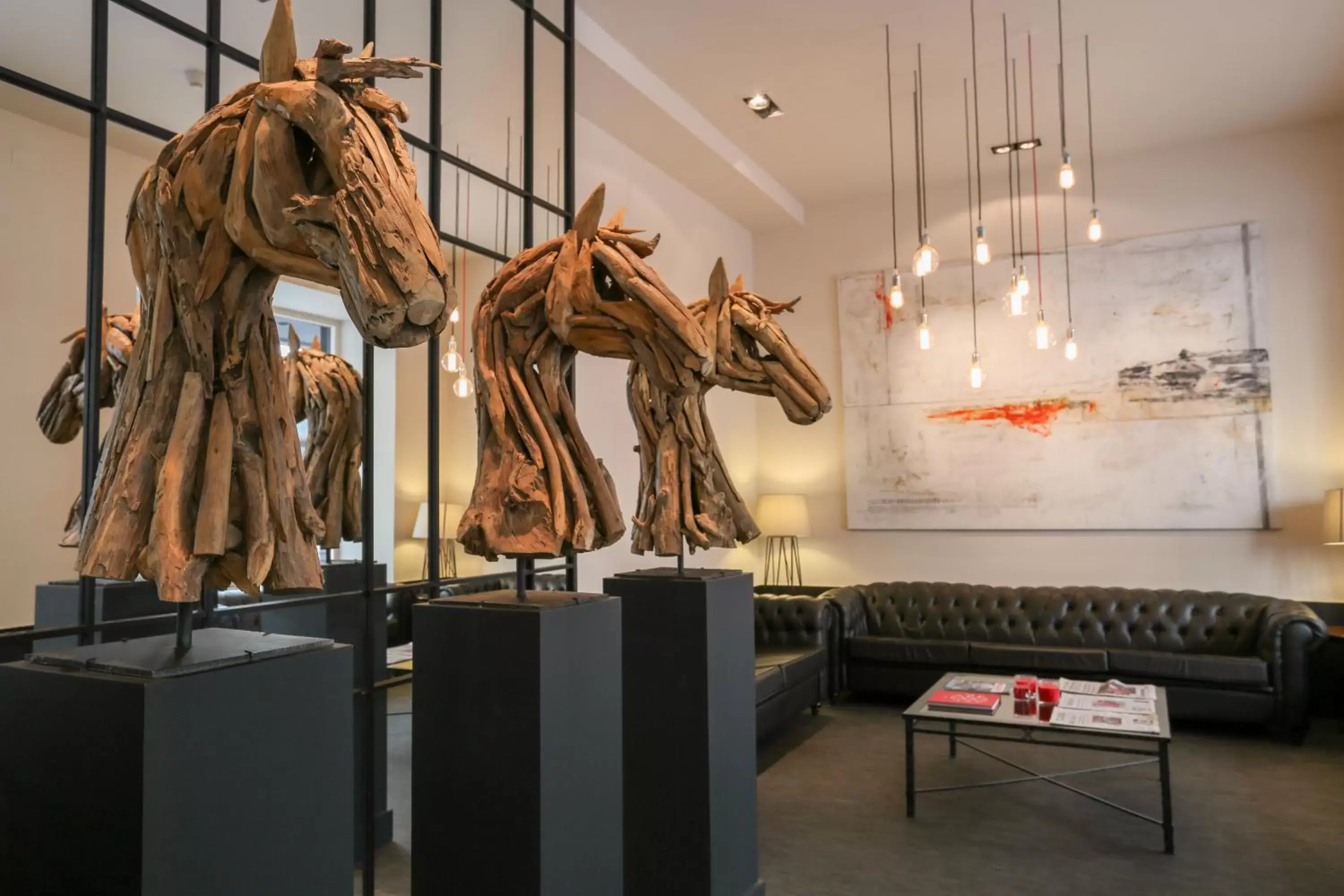 Lobby or reception in Habitus Hotel Leyre Lobby or reception in Habitus Hotel Leyre