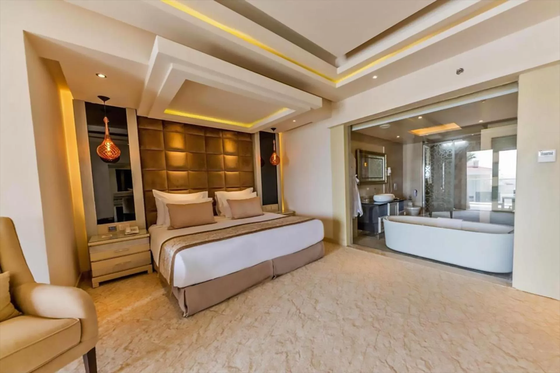 Photo of the whole room, Bed in KaiSol Romance Resort Sahl Hasheesh - Adults Only