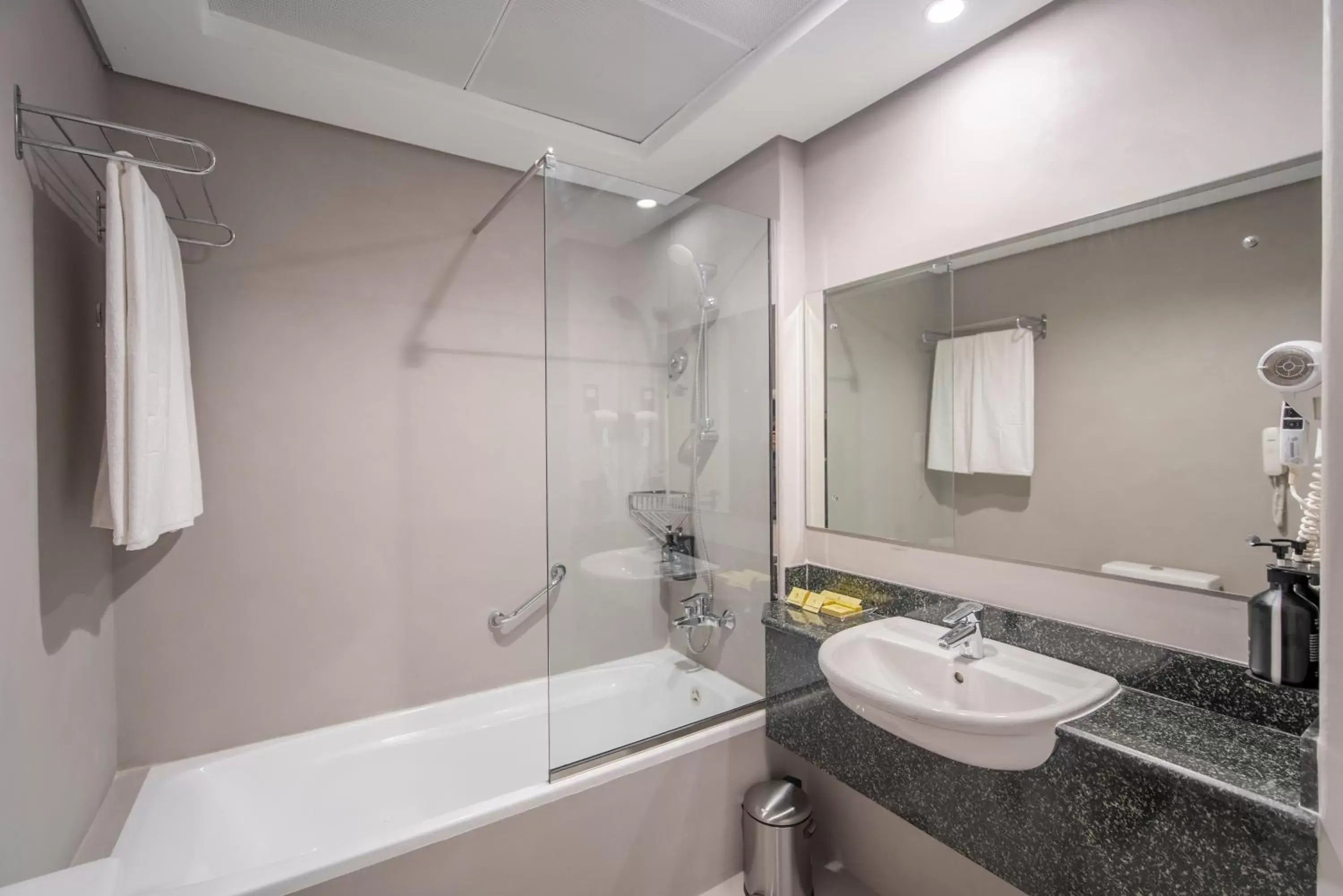 Bathroom in Rose Garden Hotel Apartments - Al Barsha, Near Metro Station