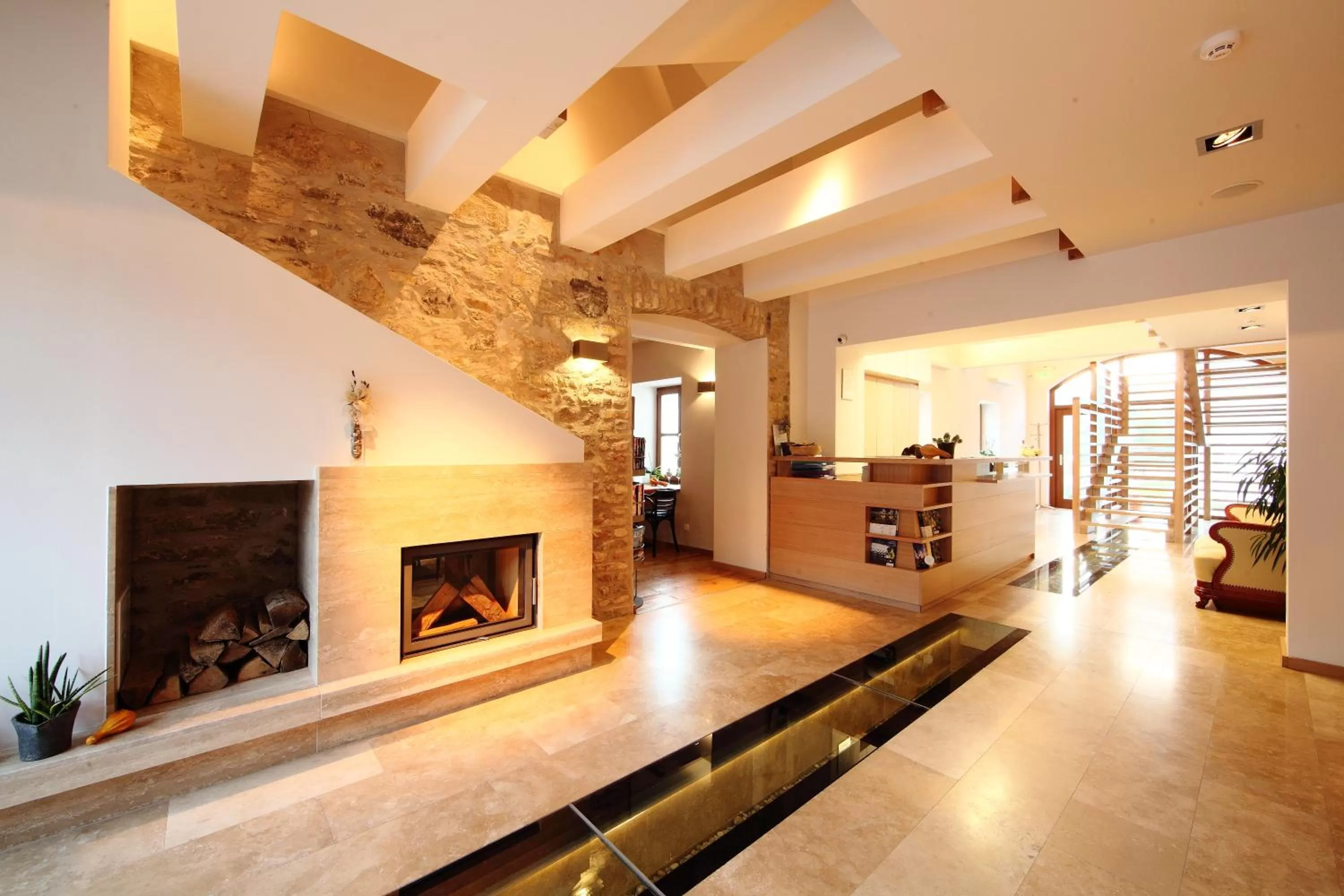 Living room in Hotel Historia Malomkert