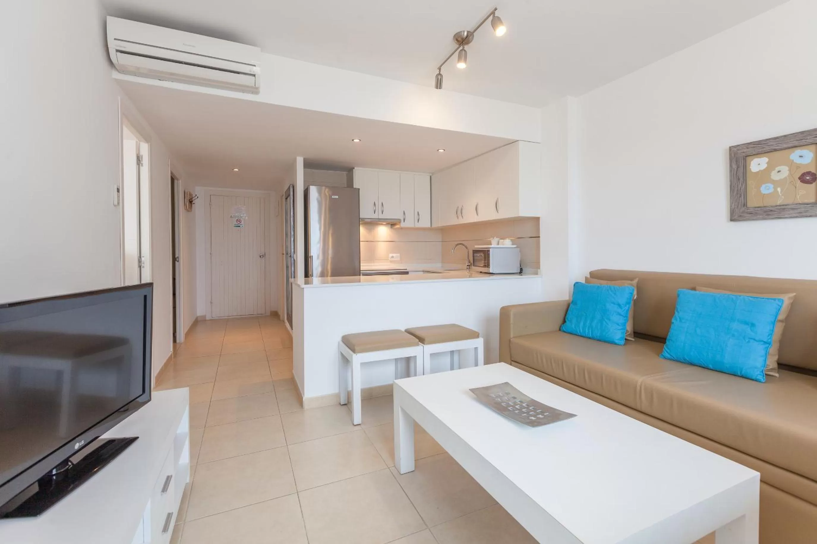 Living room in Camelina Suites