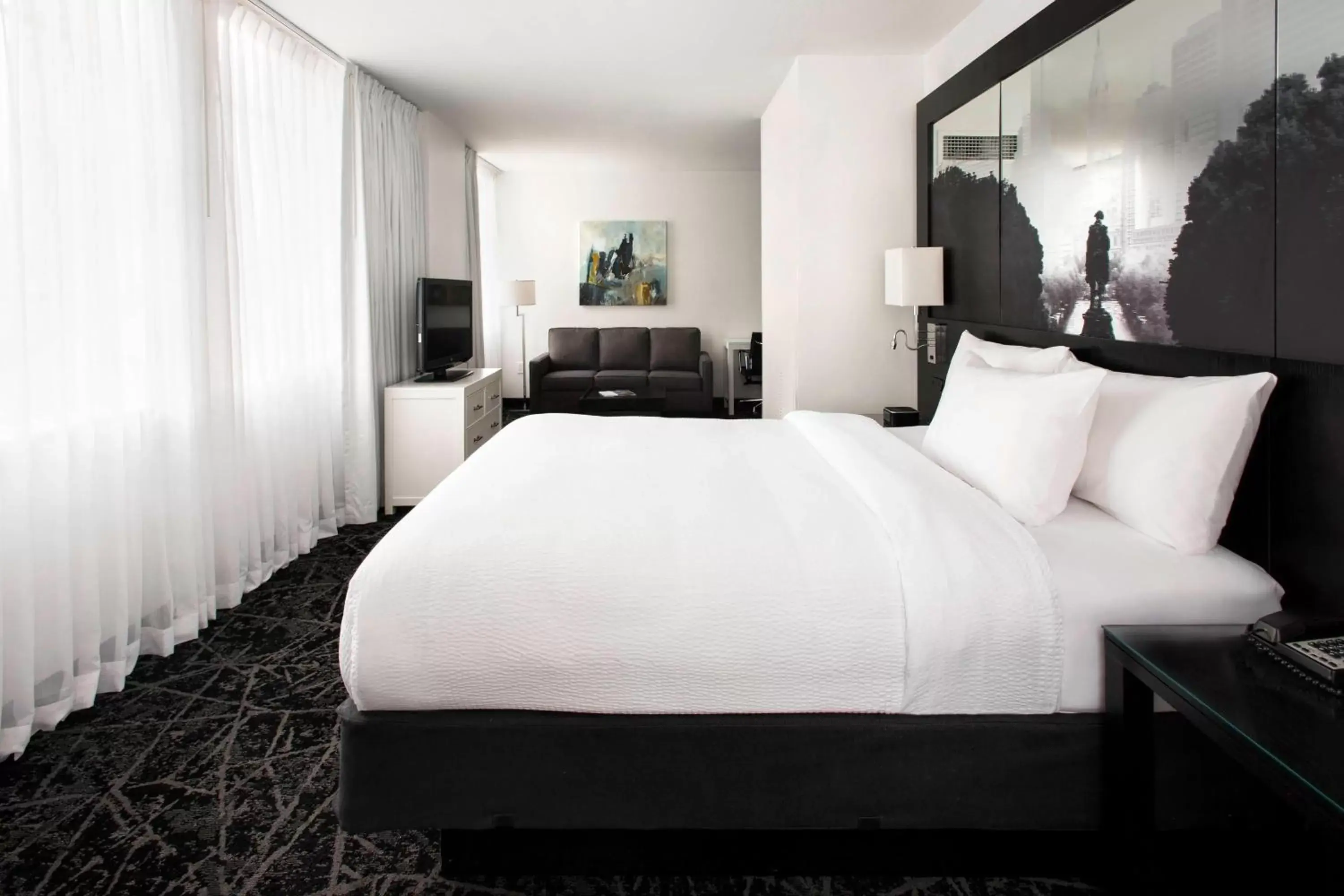 Bedroom, Bed in Residence Inn by Marriott Philadelphia Center City