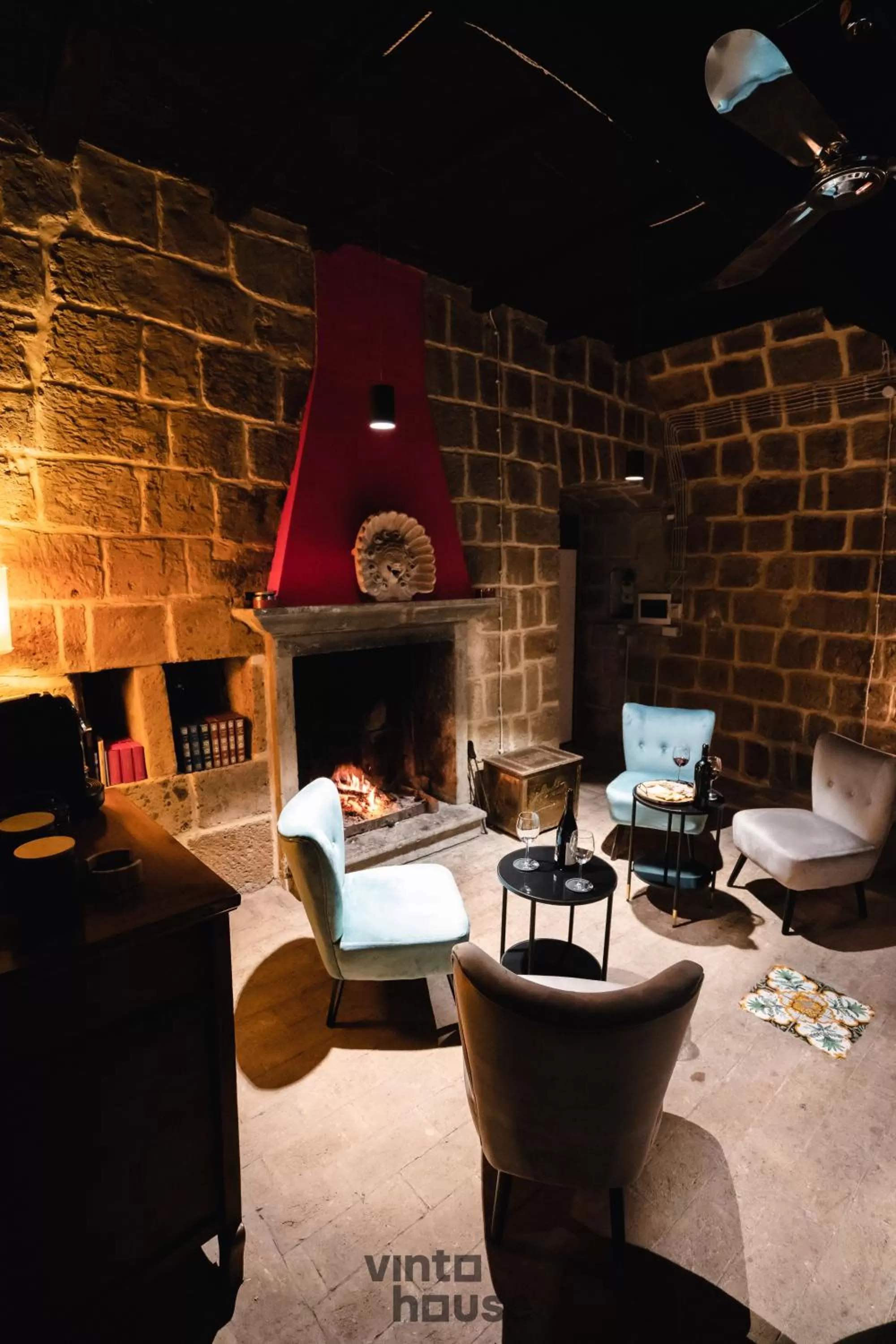 Living room in Libera Mente Civita