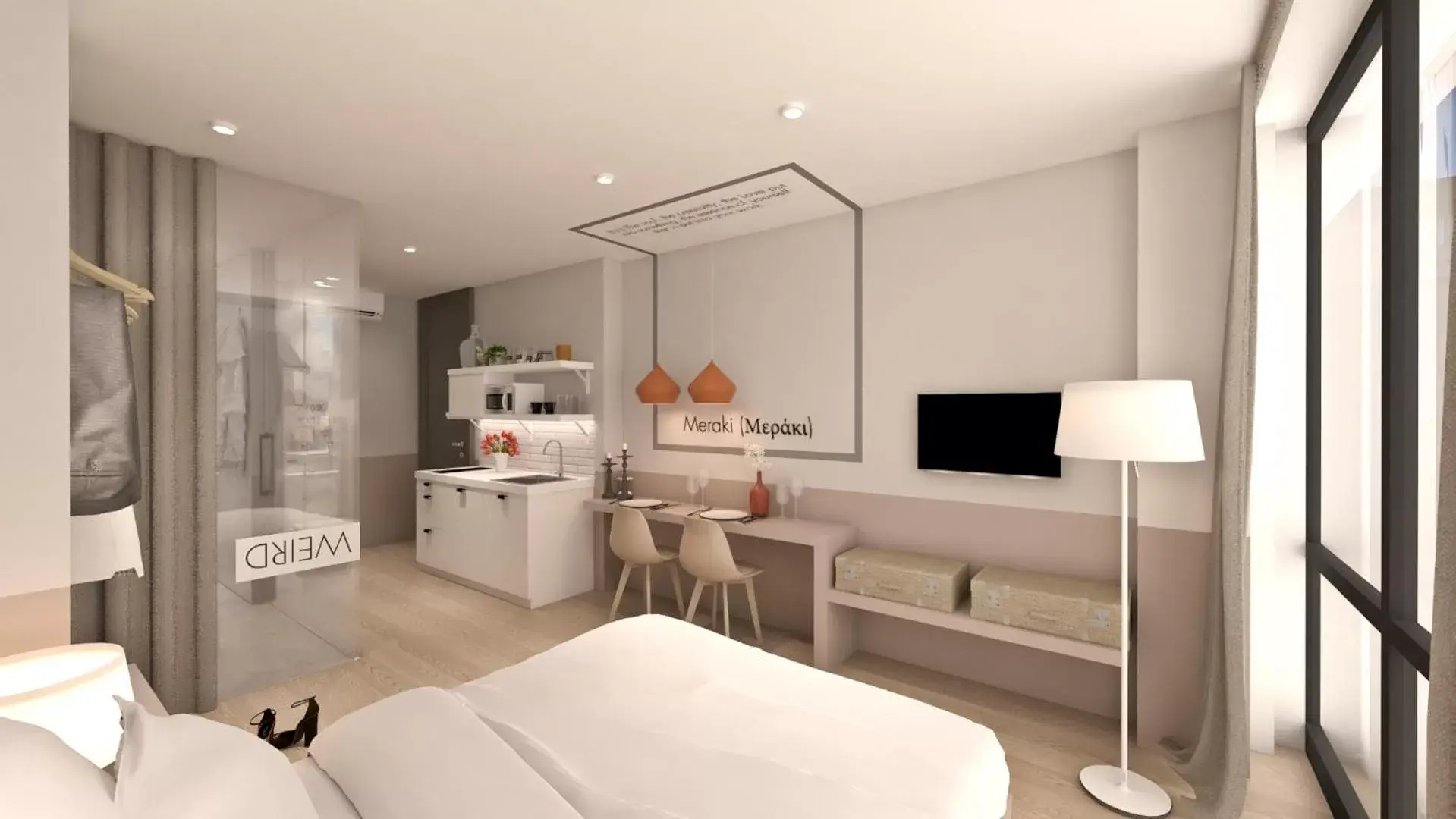 Bedroom, TV/Entertainment Center in Great Living Apartments