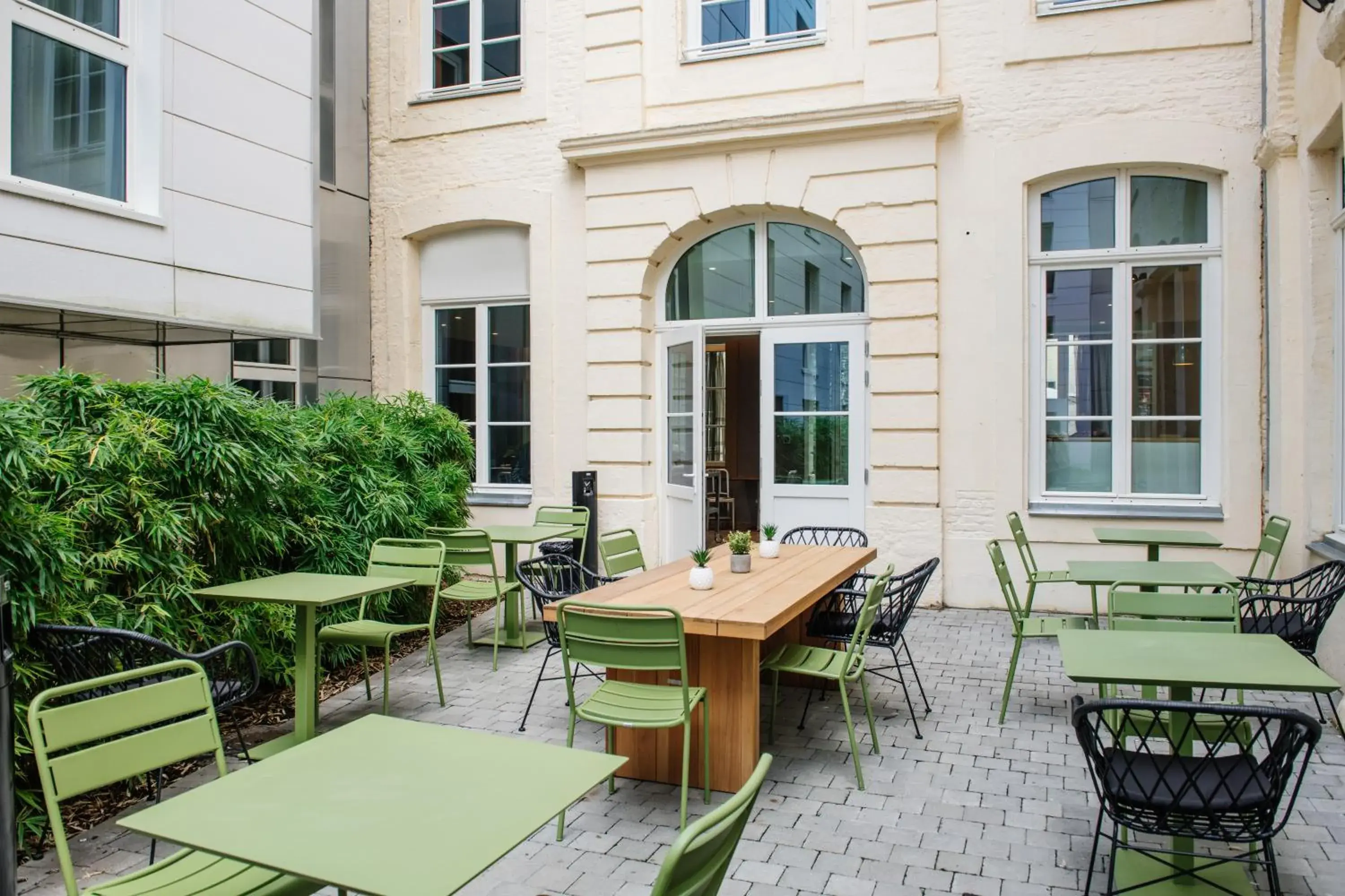 Patio in Aparthotel Adagio Lille Centre Grand Place