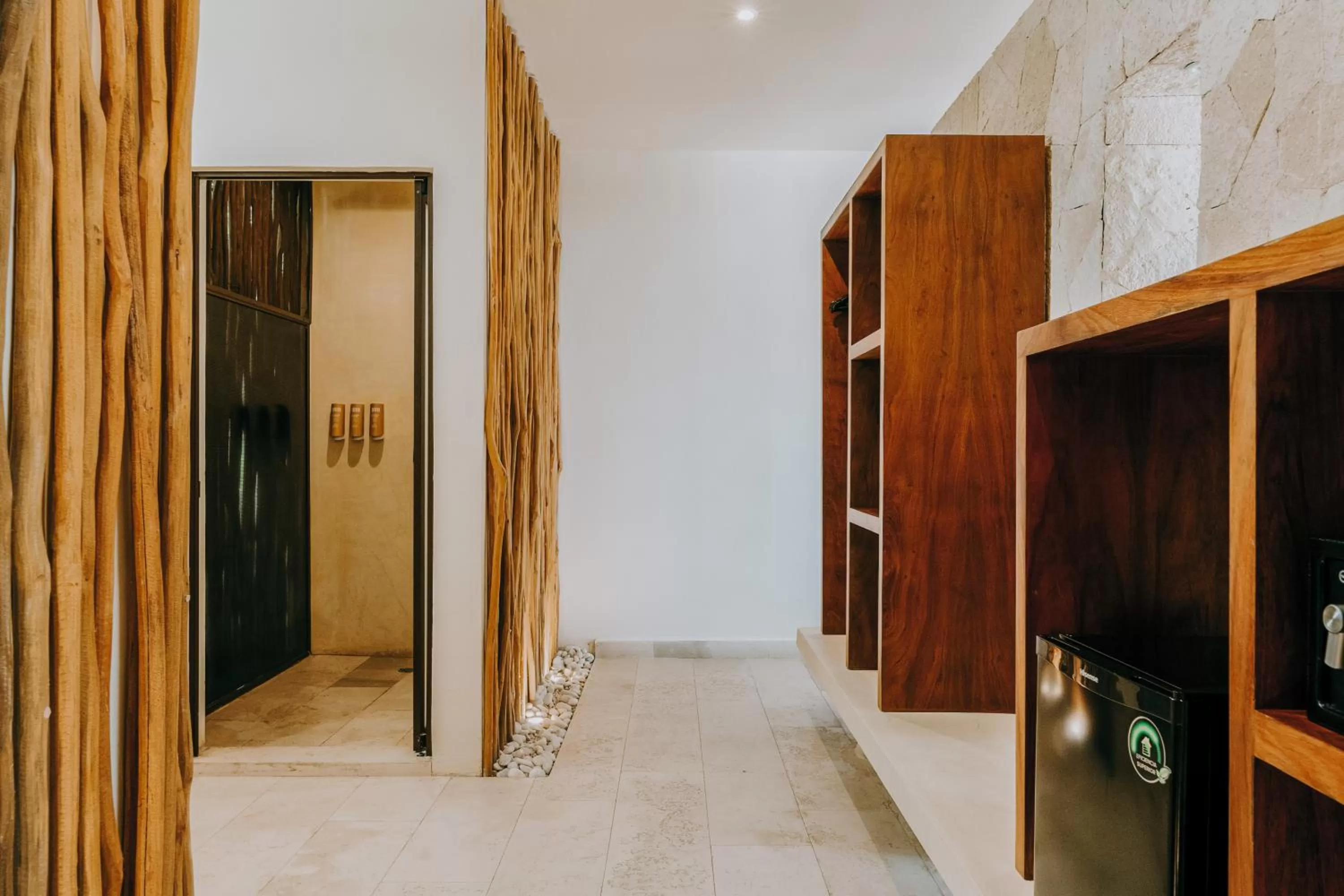 Master Double Suite with Balcony Lagoon View in Khaban Bacalar Hotel Boutique