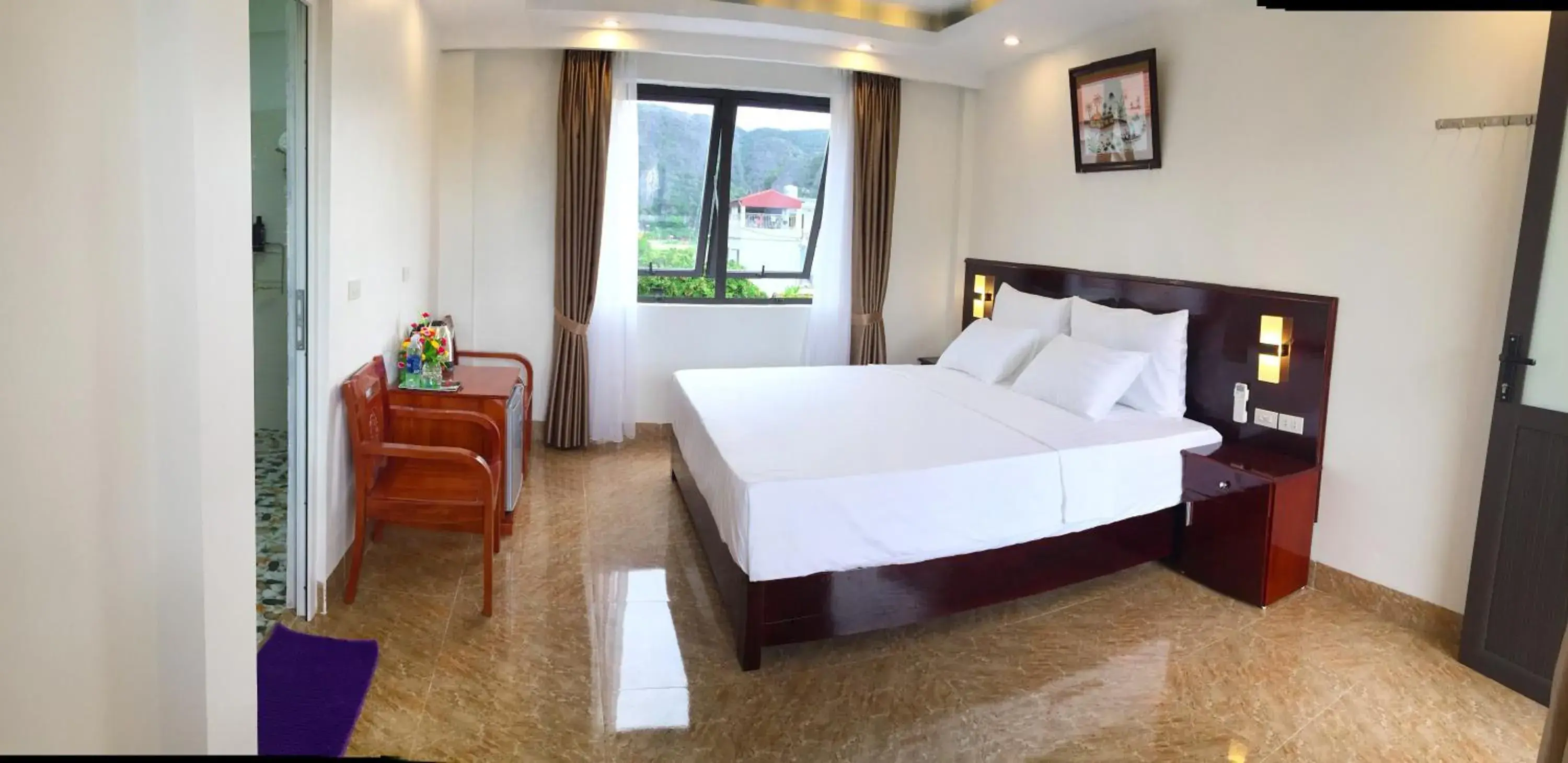 Bed in Tam Coc Victoria Hotel