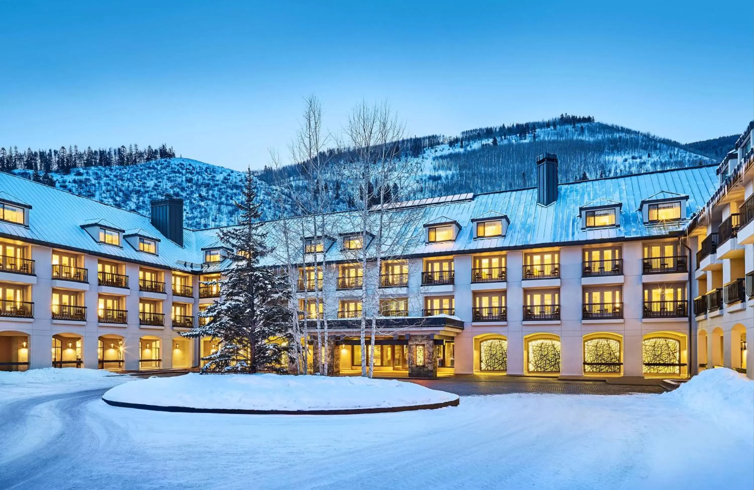 Property building, Winter in Grand Hyatt Vail